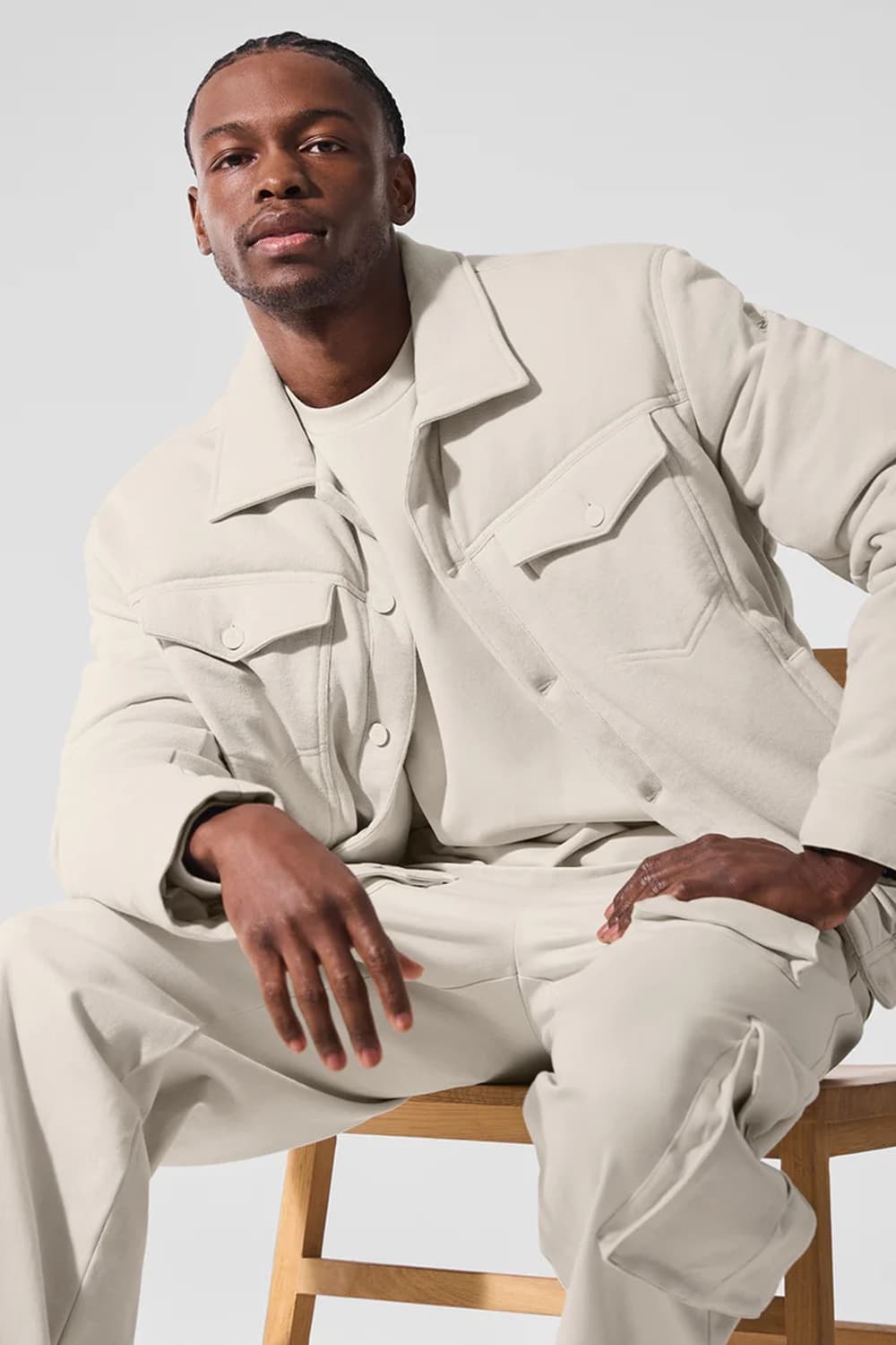 ALO 이지 트러커 자켓 베이지 M 사이즈 상품이미지1