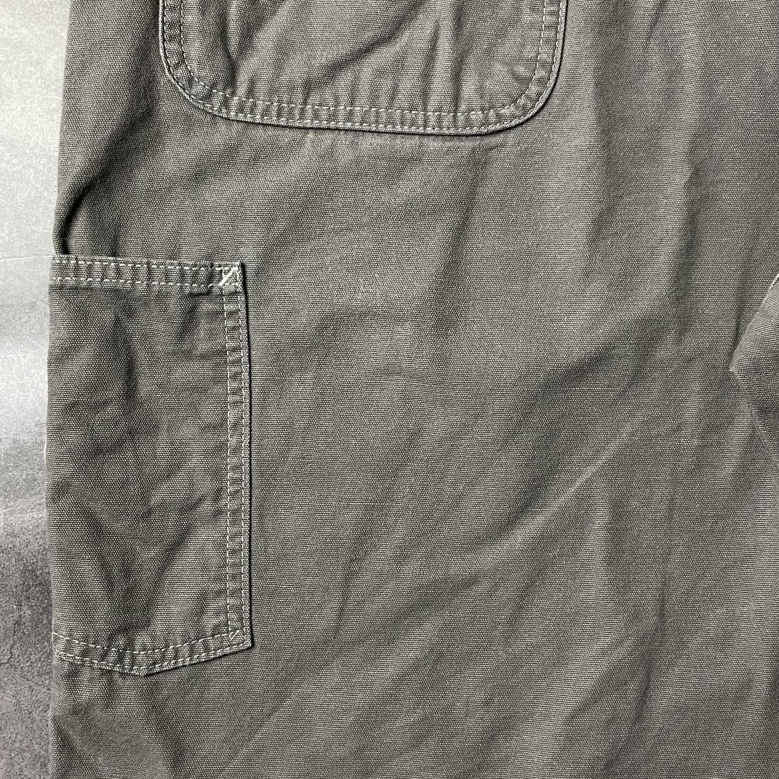 CARHARTT 칼하트B278 그레이캔버스 유틸리티 하프팬츠 A01093 상품이미지9