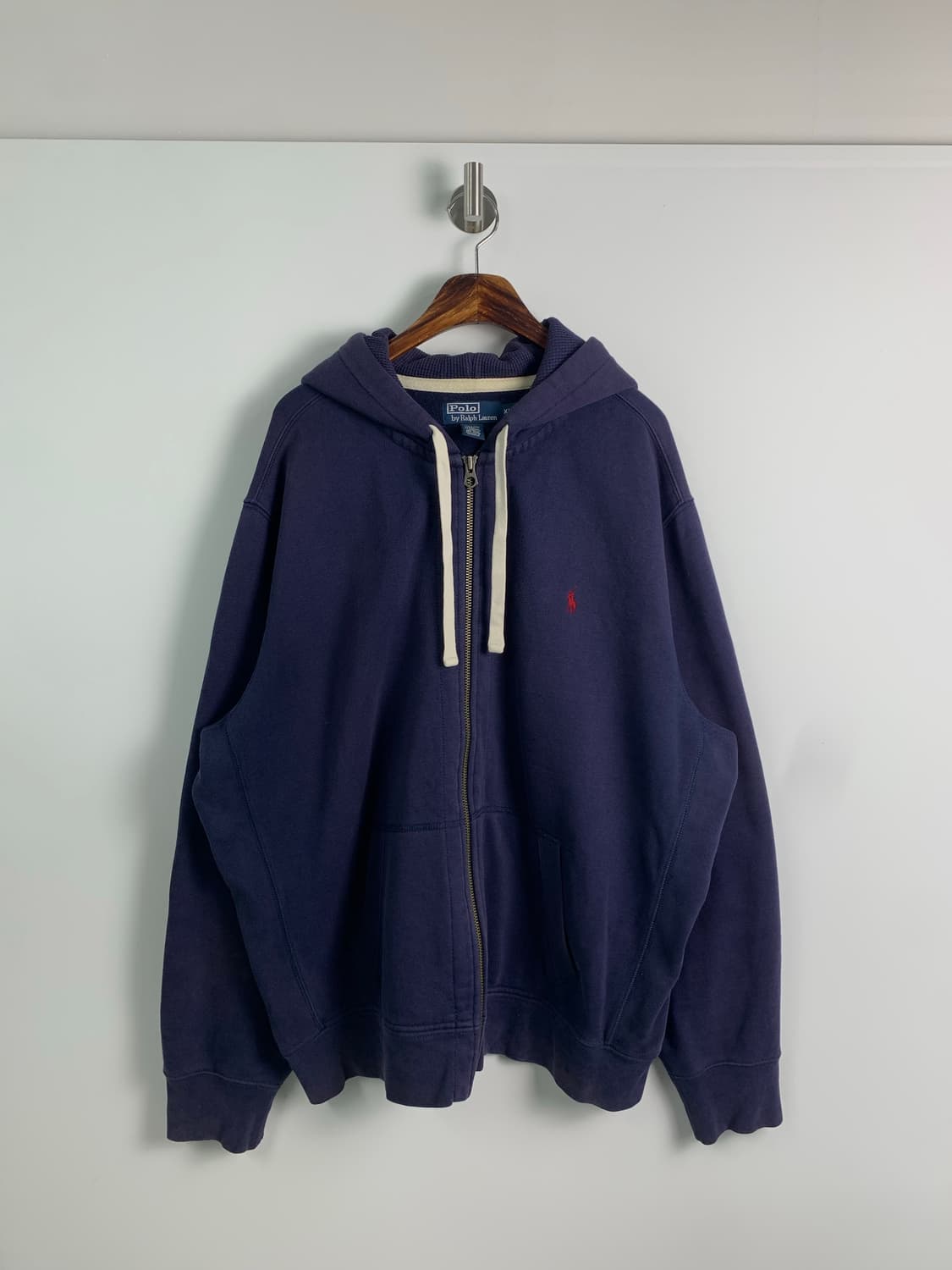 폴로 랄프로렌 써멀 네이비 후드집업 상품이미지2