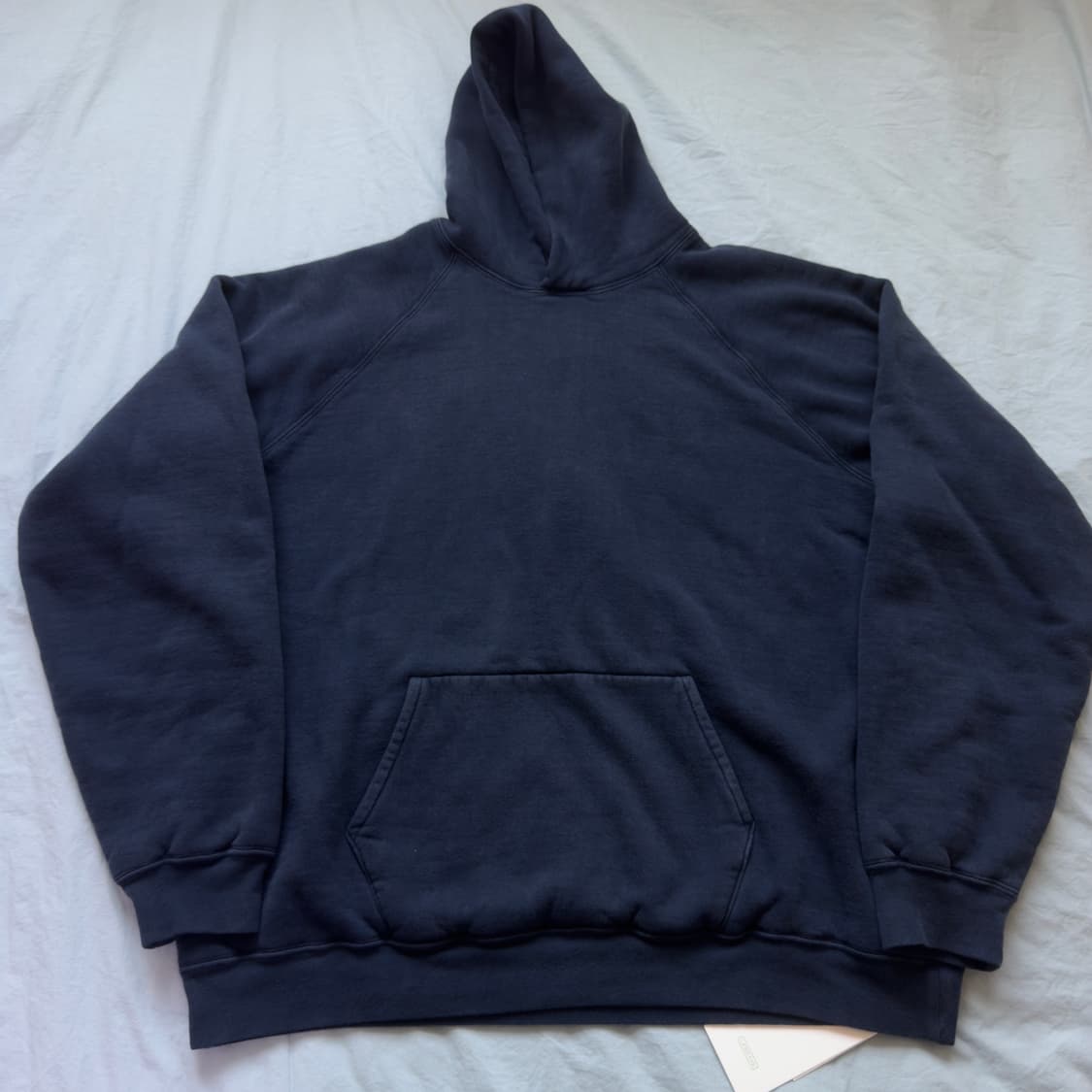 [3] 아프레쎄 24AW 빈티지 스웨트 후드 네이비 상품이미지1