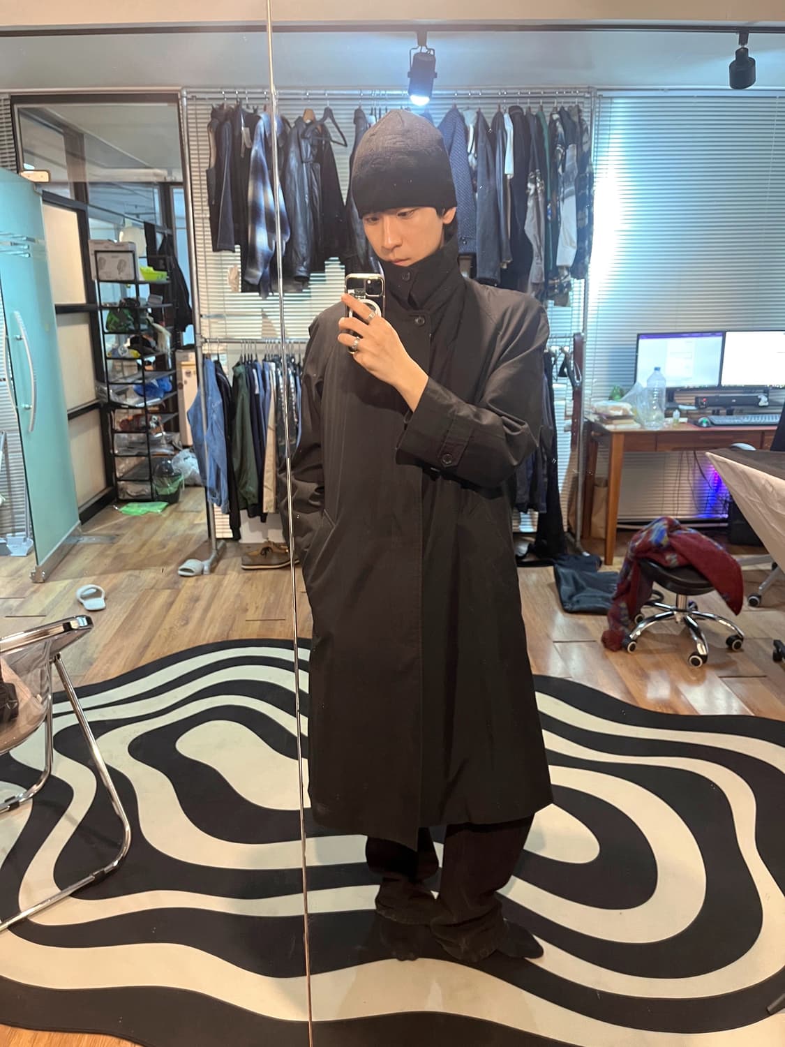 Im product by issey miyake 트렌치 코트 상품이미지1