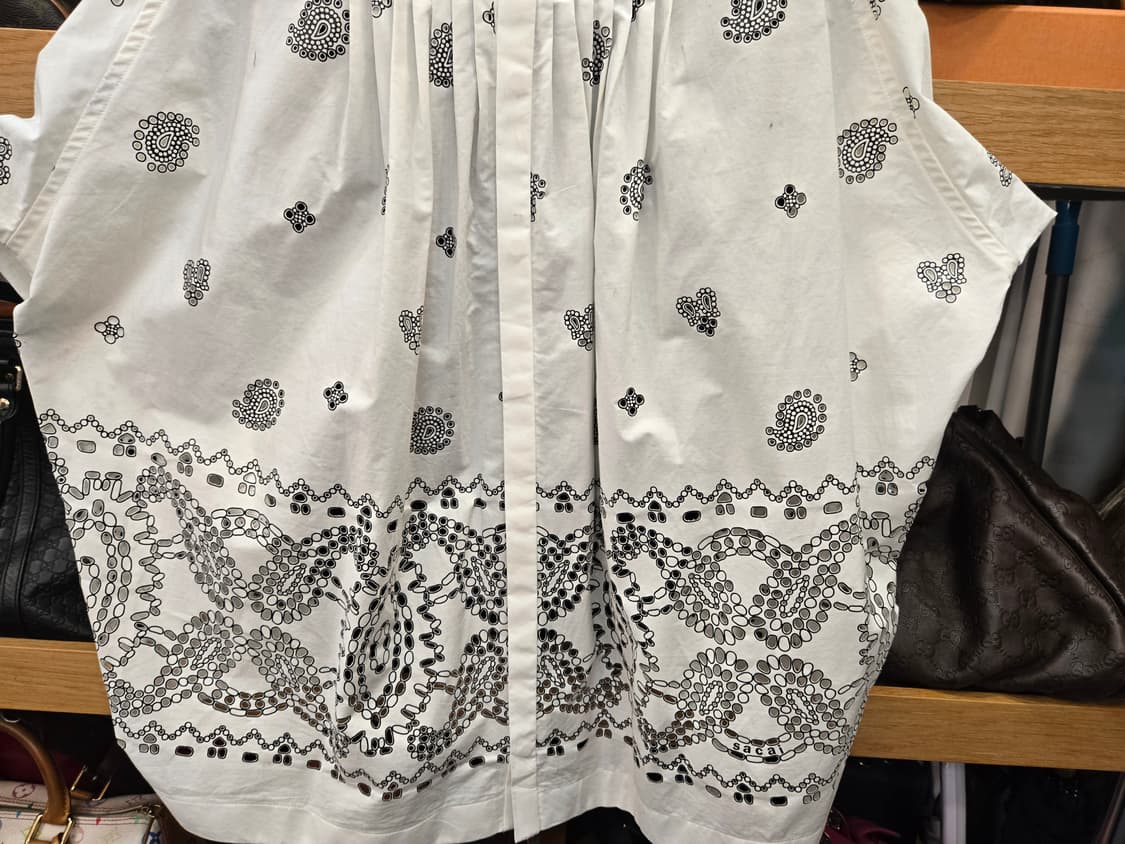 사카이(Sacai) 반다나 하이브리드 니트 셔츠 상품이미지5