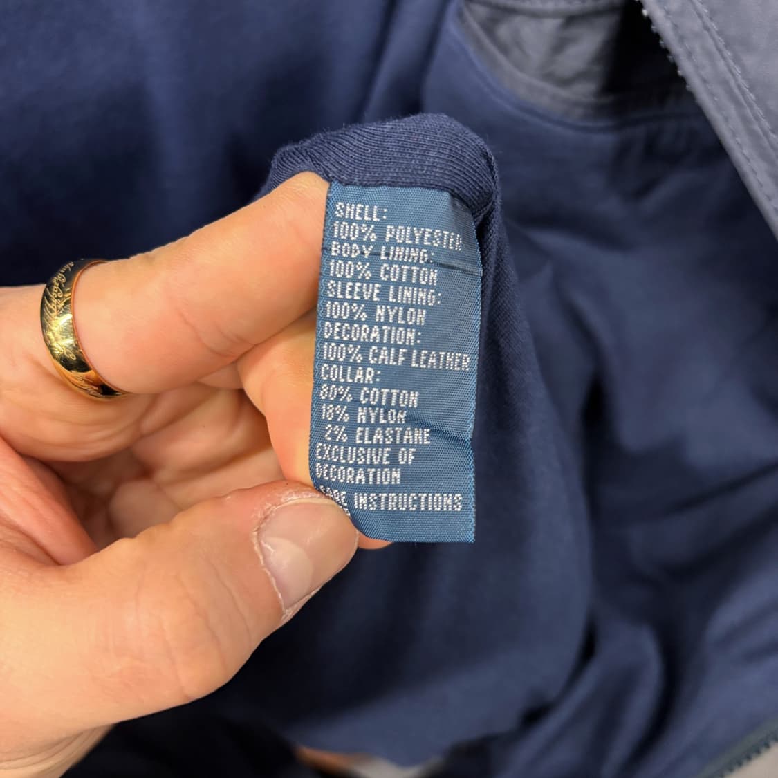 폴로 랄프로렌 페리자켓 윈드브레이커 나일론 블루종 스윙탑 N74 상품이미지6