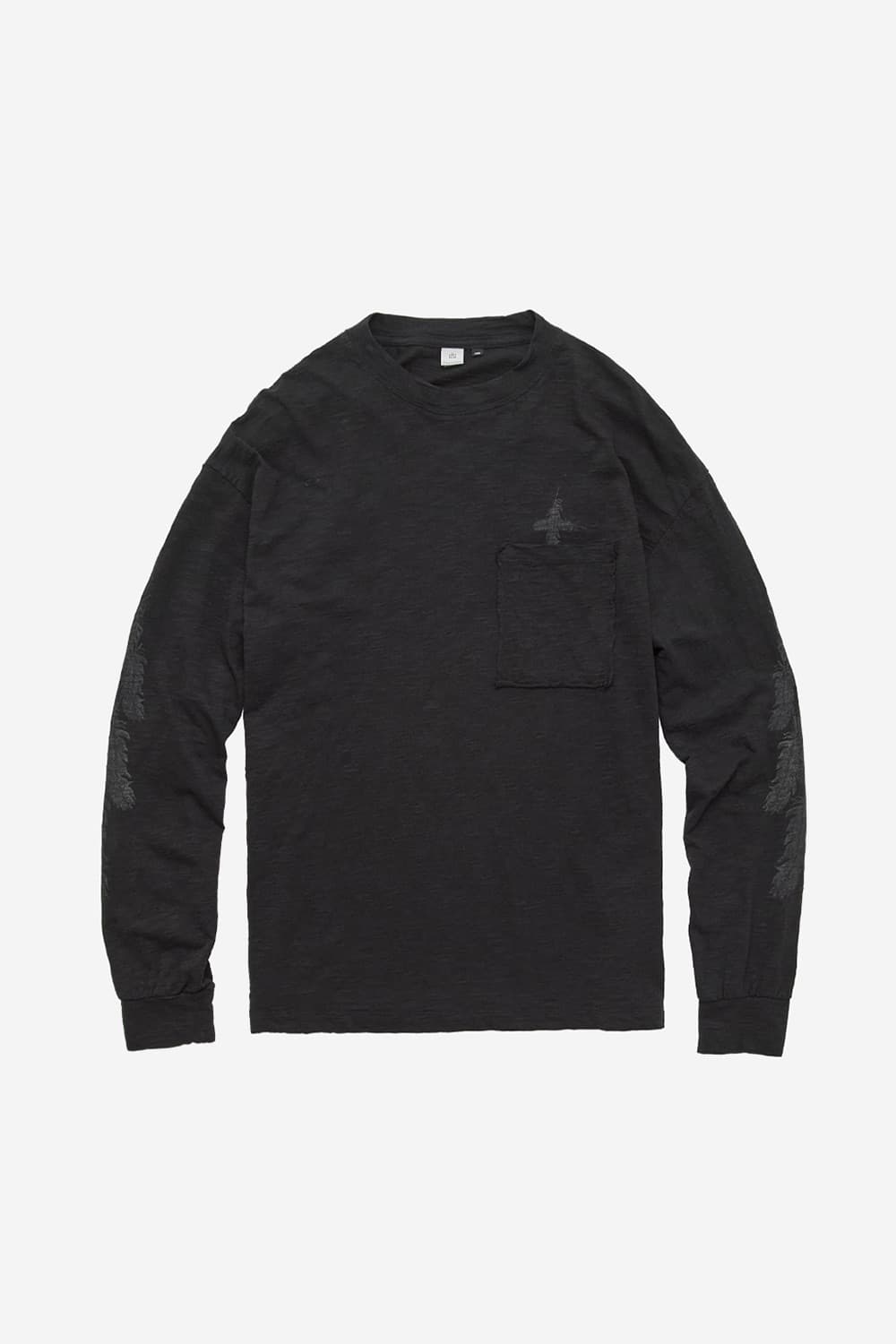 [3] 폴리테루 페더롱슬리브 블랙 상품이미지1