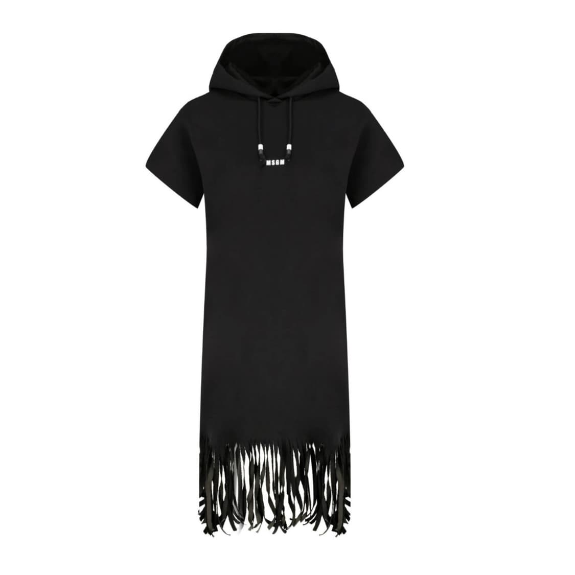 M MSGM 로고 테슬 수술 후드 반팔 원피스 상품이미지1