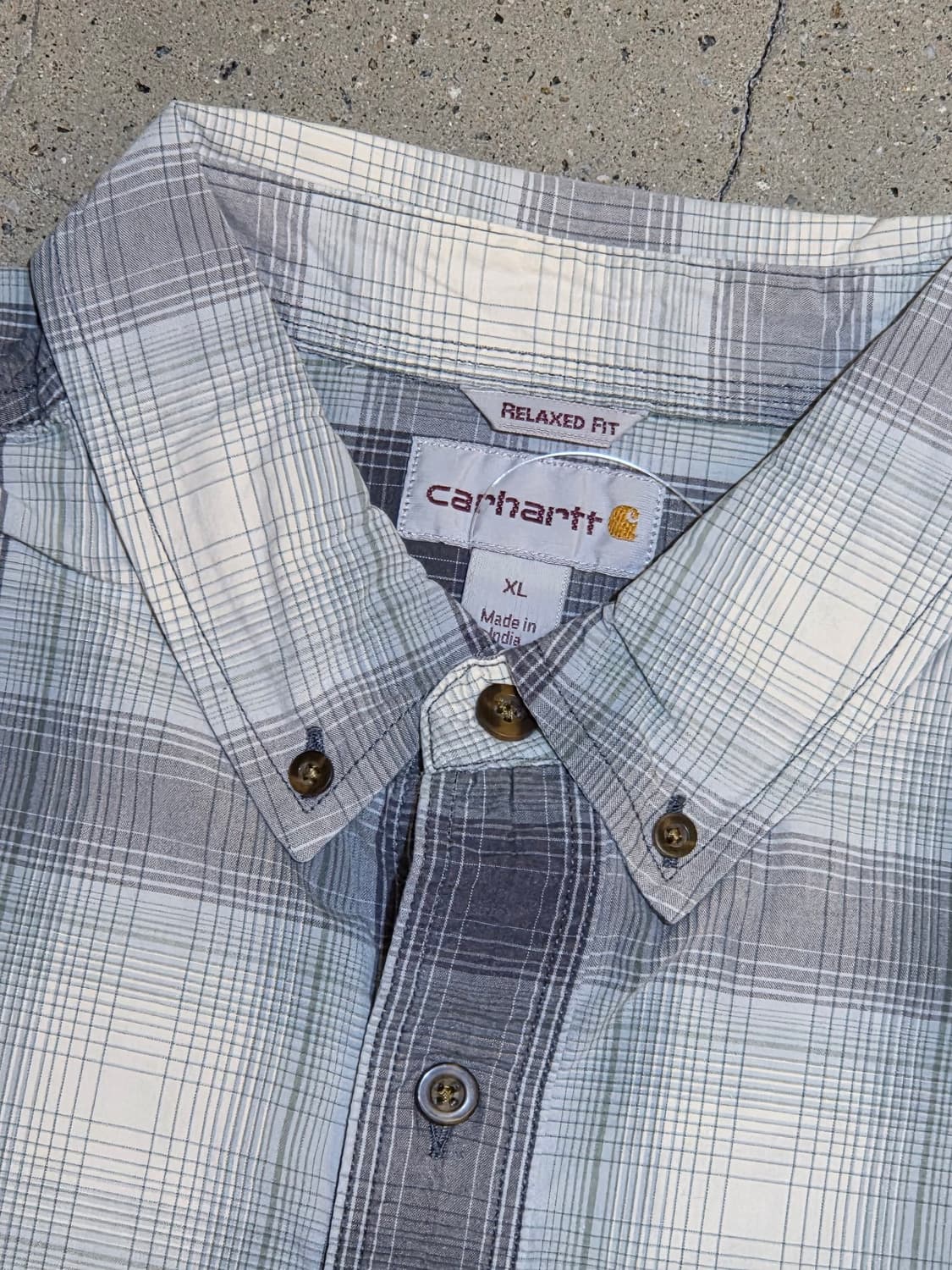 Carhartt 칼하트 체크반팔셔츠 상품이미지3