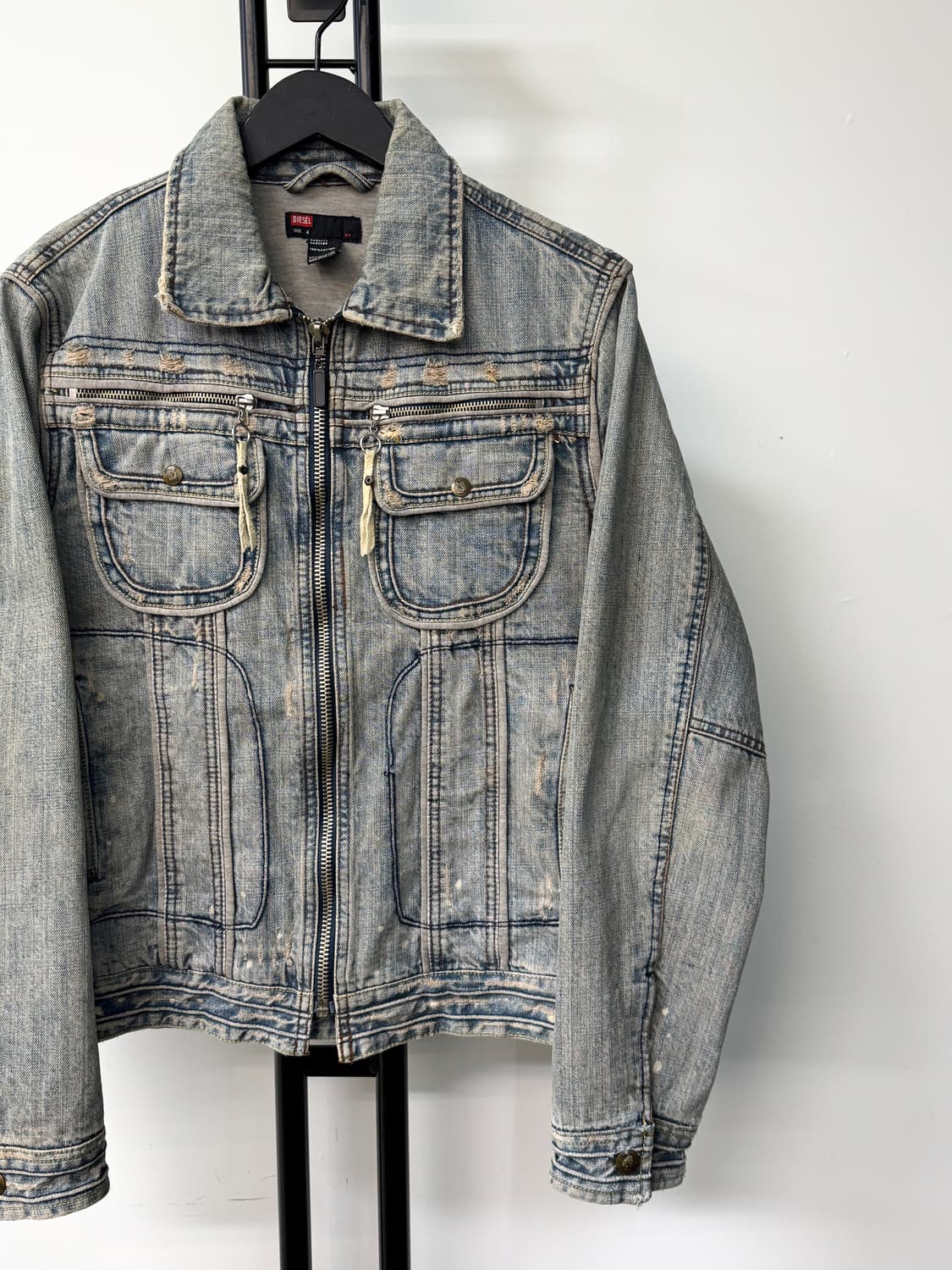 디젤 이스트사이드 데님 집업 자켓 상품이미지2