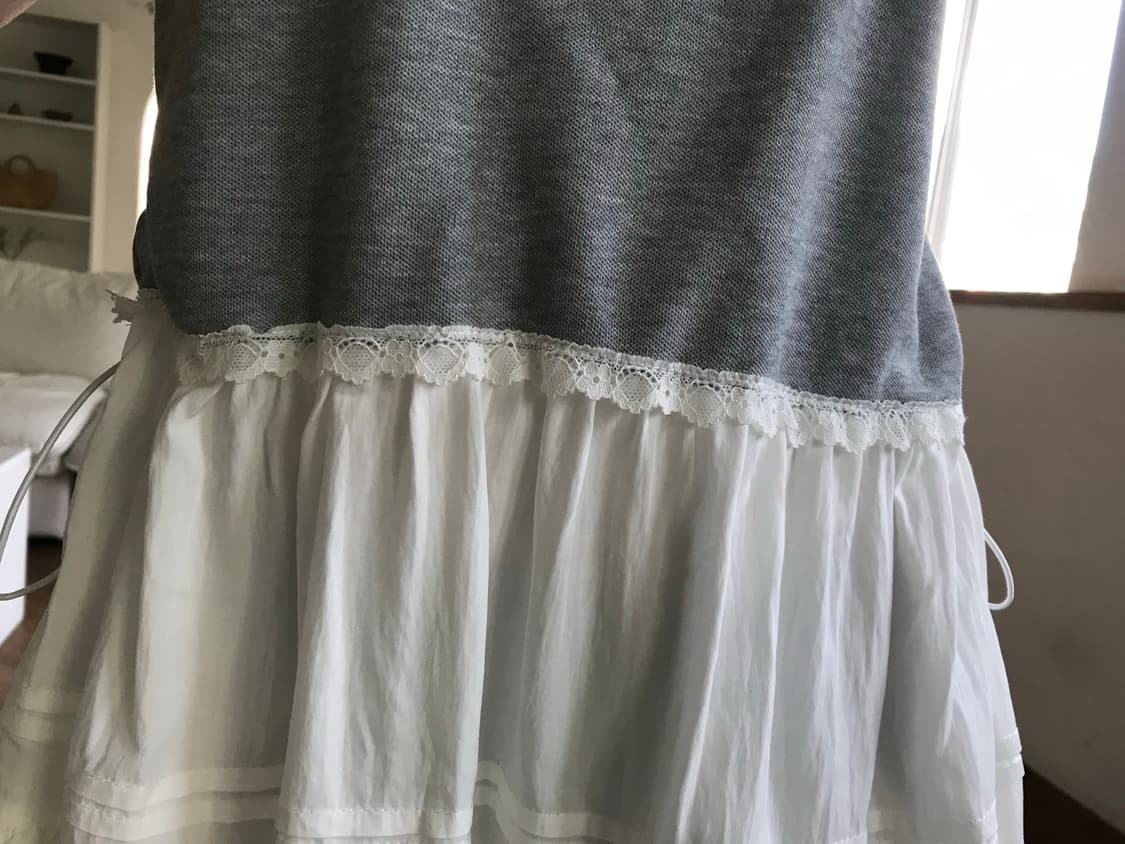 vintage button lace one-piece 상품이미지8