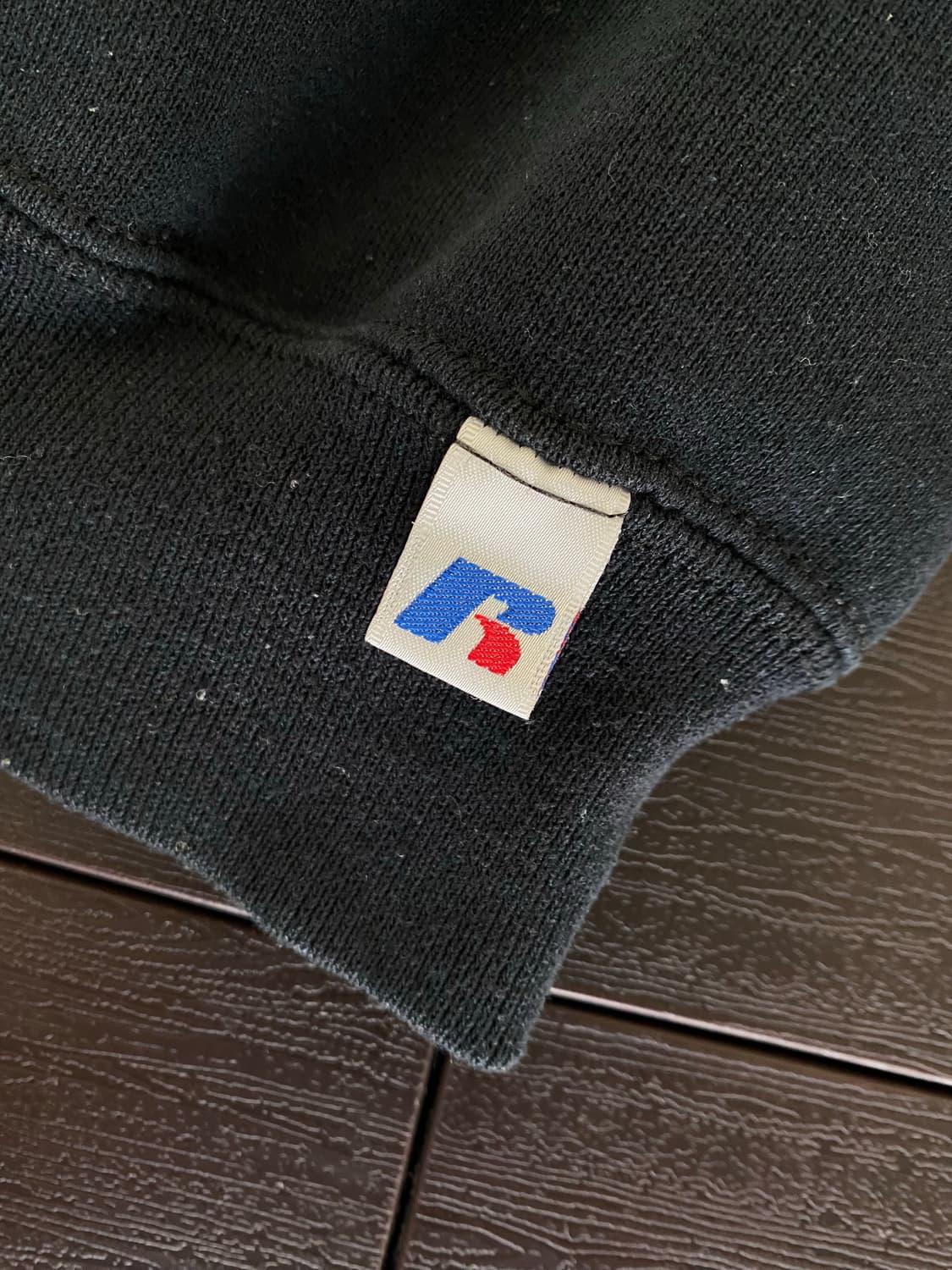 (M) 00s 빈티지 러셀 스웻셔츠 블랙 상품이미지4