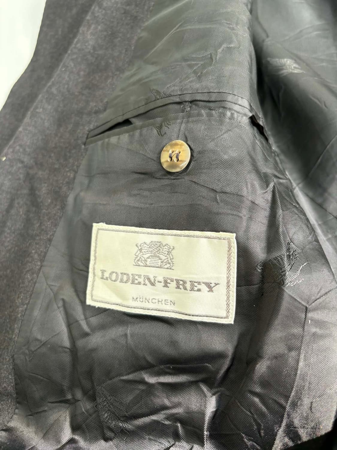 90s 버버리 × 로덴프레이 독일제 슈퍼 100 더블 브레스트 울 블레이 상품이미지5