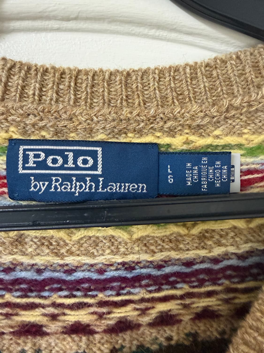 폴로랄프로렌 페어아일 울 v넥 울스웨터 상품이미지2