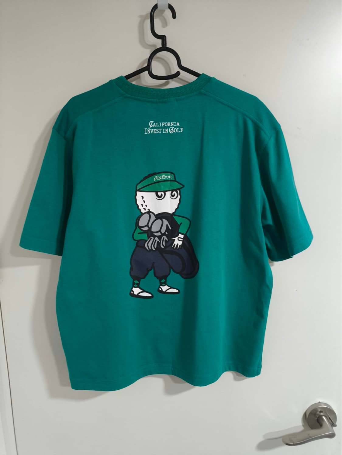 L 말본 반팔티셔츠 그린 골프백 상품이미지1