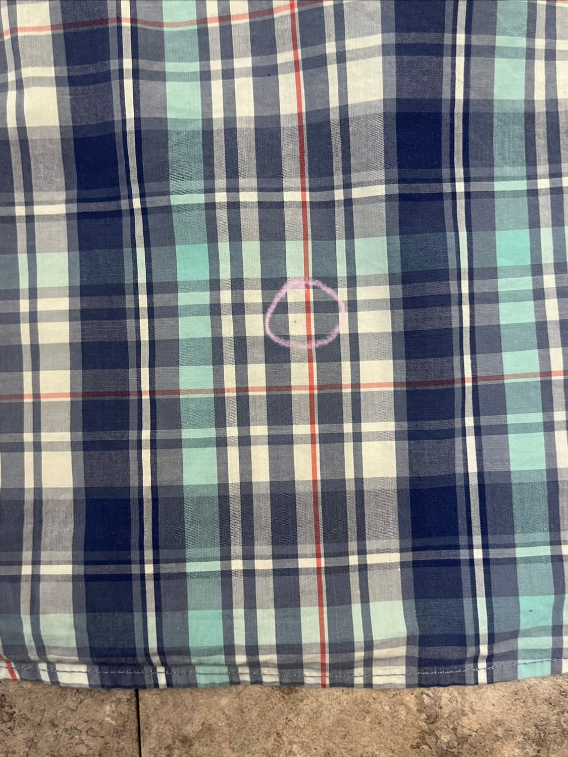 갭 체크 포켓 셔츠 블루 S #csz3971 상품이미지6