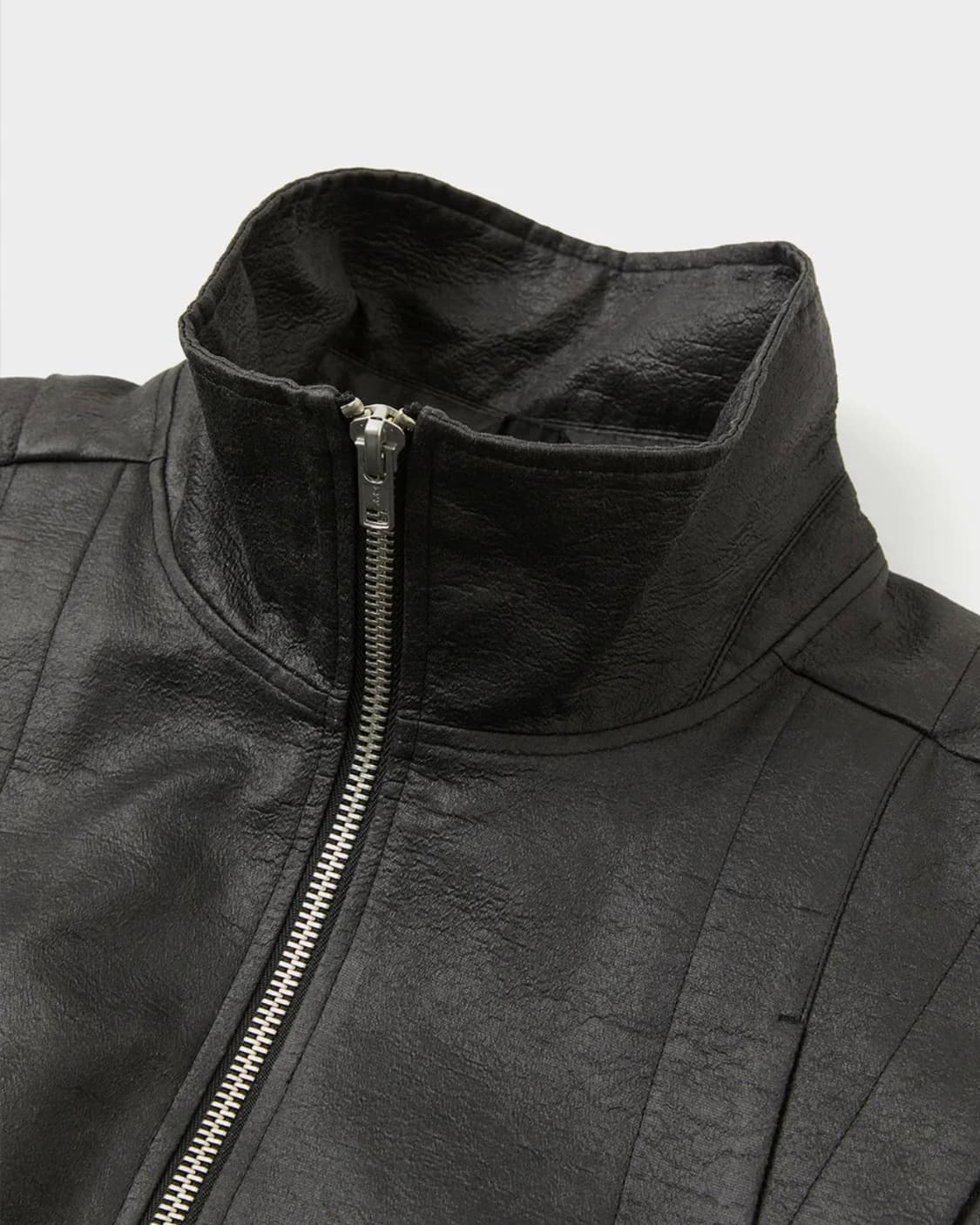 르마드 가죽 자켓 블랙 상품이미지4