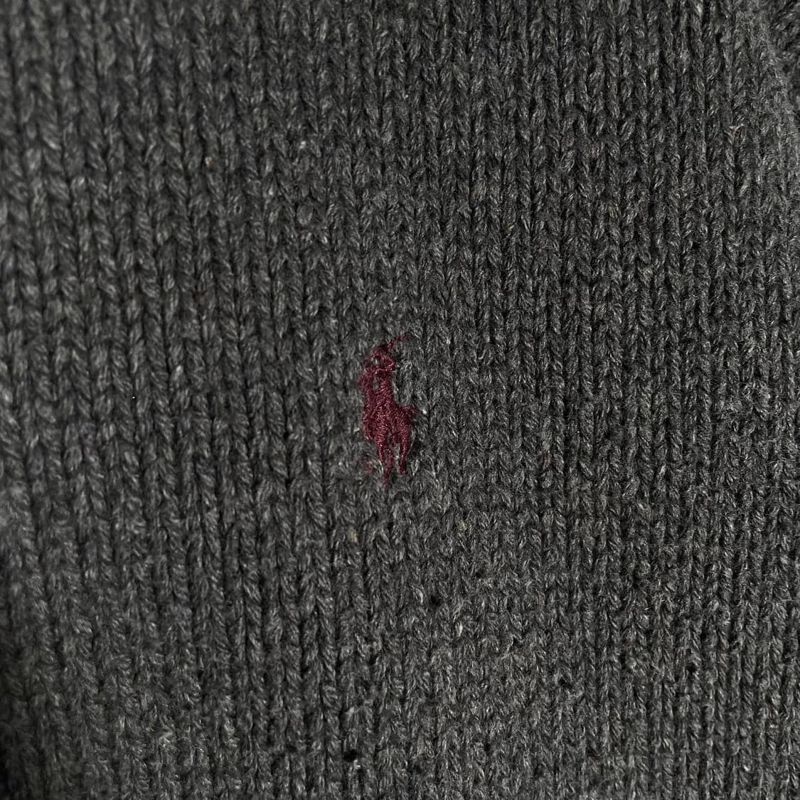 폴로 포니로고 라운드 니트 상품이미지3