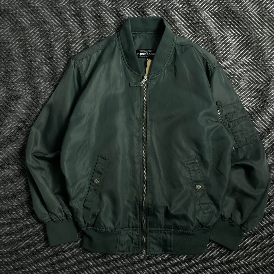 Kyung Shin MA-1 항공 점퍼 카키o 4771 상품이미지1