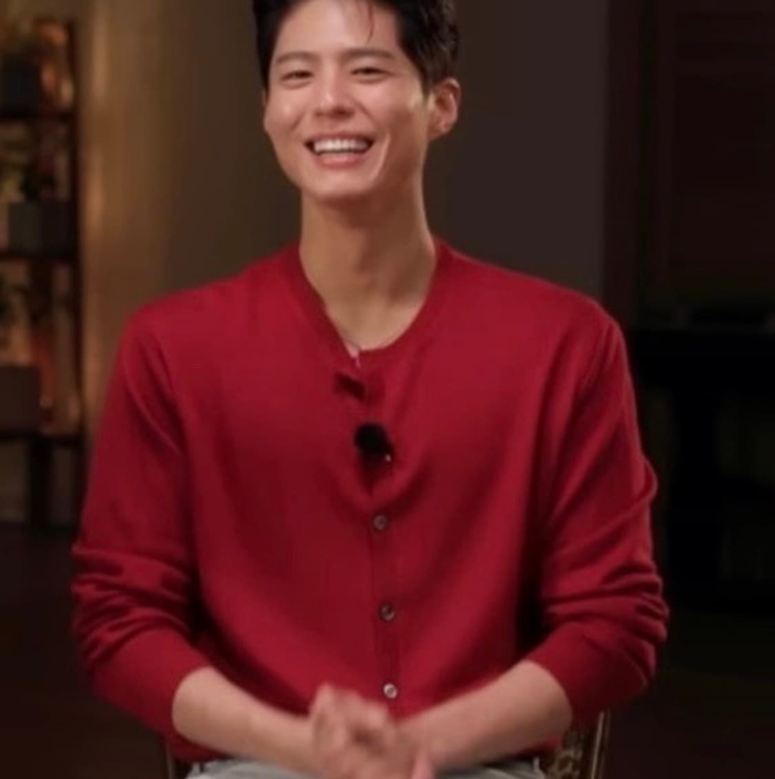 [XL] 토니웩 슈퍼파인 울 크루넥 가디건 상품이미지2