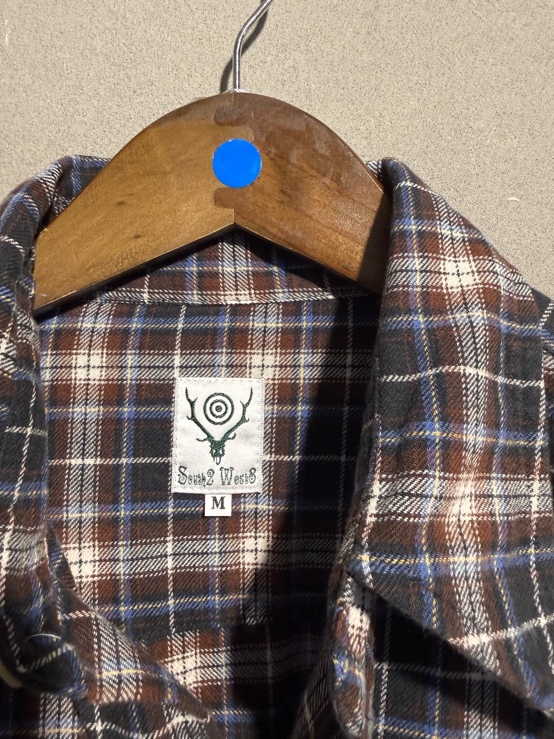 남이서팔 체크셔츠 M 상품이미지4