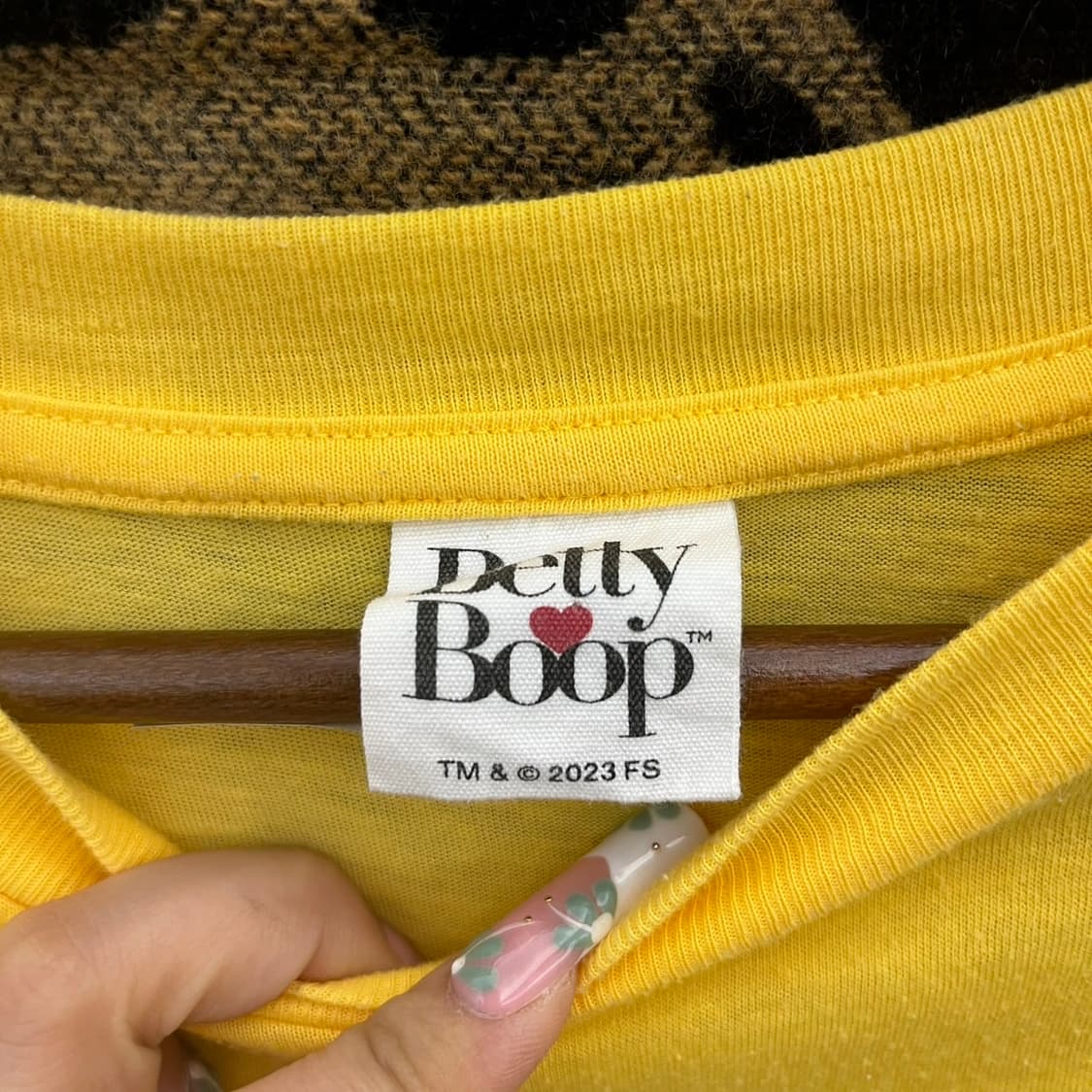 베티붑 빈티지 올드스쿨 레트로 90's 키치 프린팅 반팔티 K0164 상품이미지5