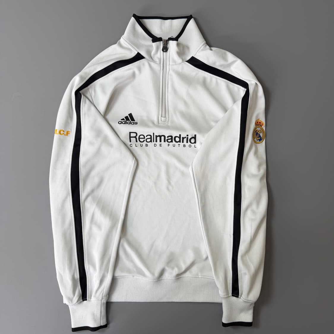 (90) 아디다스 레알마드리드 하프집업 트랙탑 져지 상품이미지4