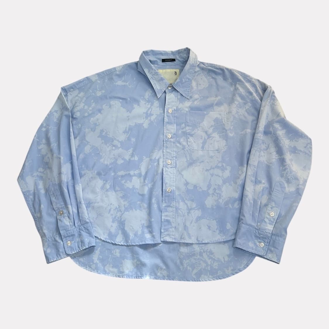 R13 알써틴 구름 패턴 오버핏 셔츠 상품이미지1