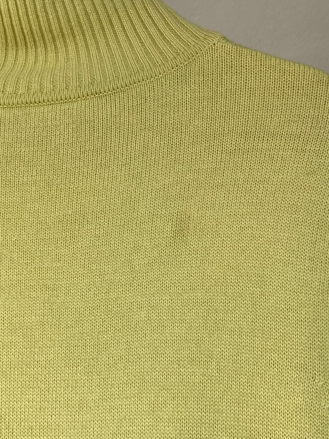 빈티지 연두 폴라넥 니트 상품이미지8