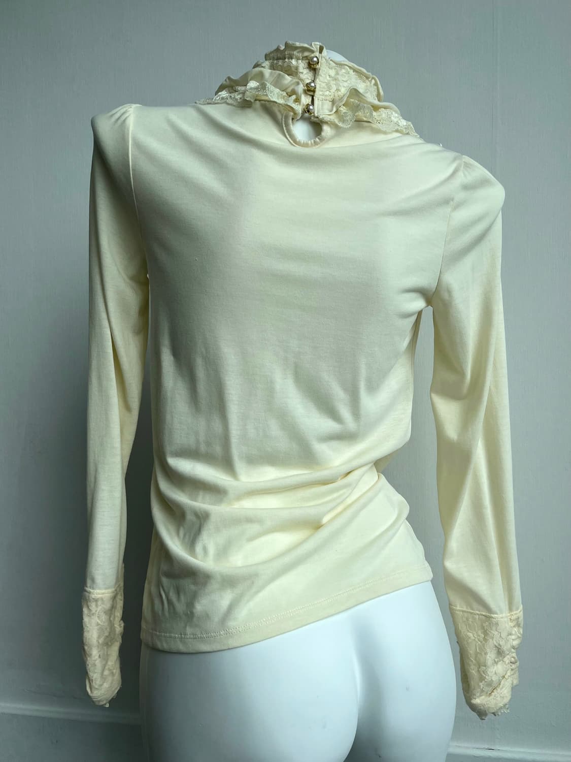 Axes femme 로즈 레이스 긴팔 상품이미지4