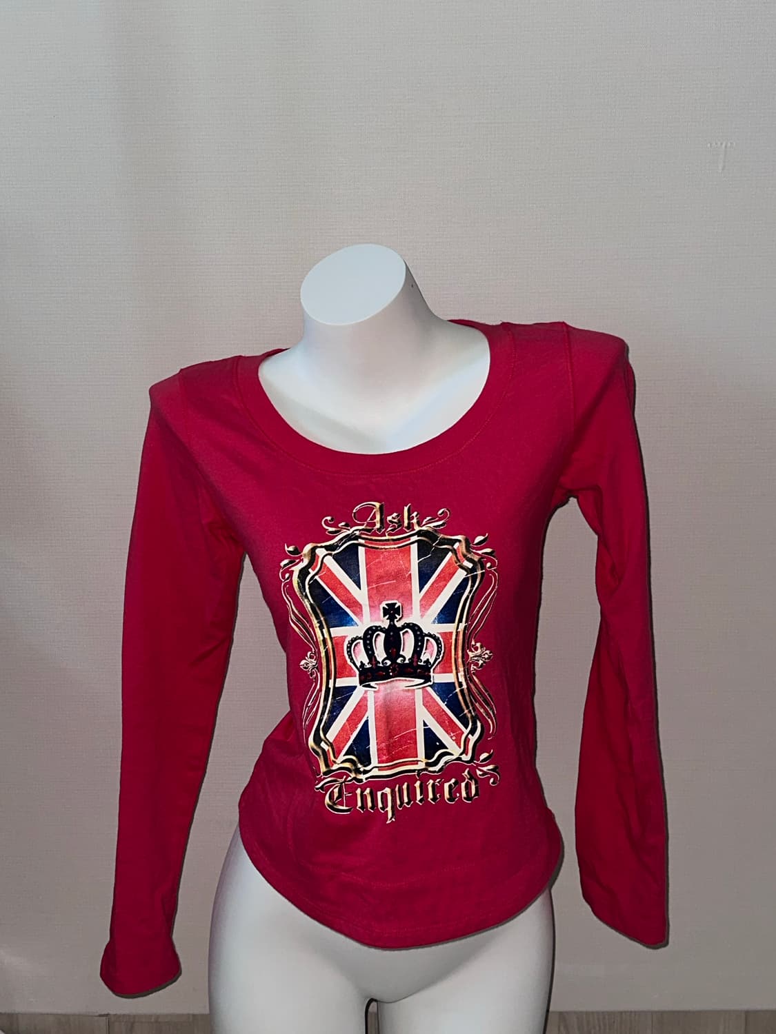 빈티지 핫핑크 티셔츠 상품이미지4