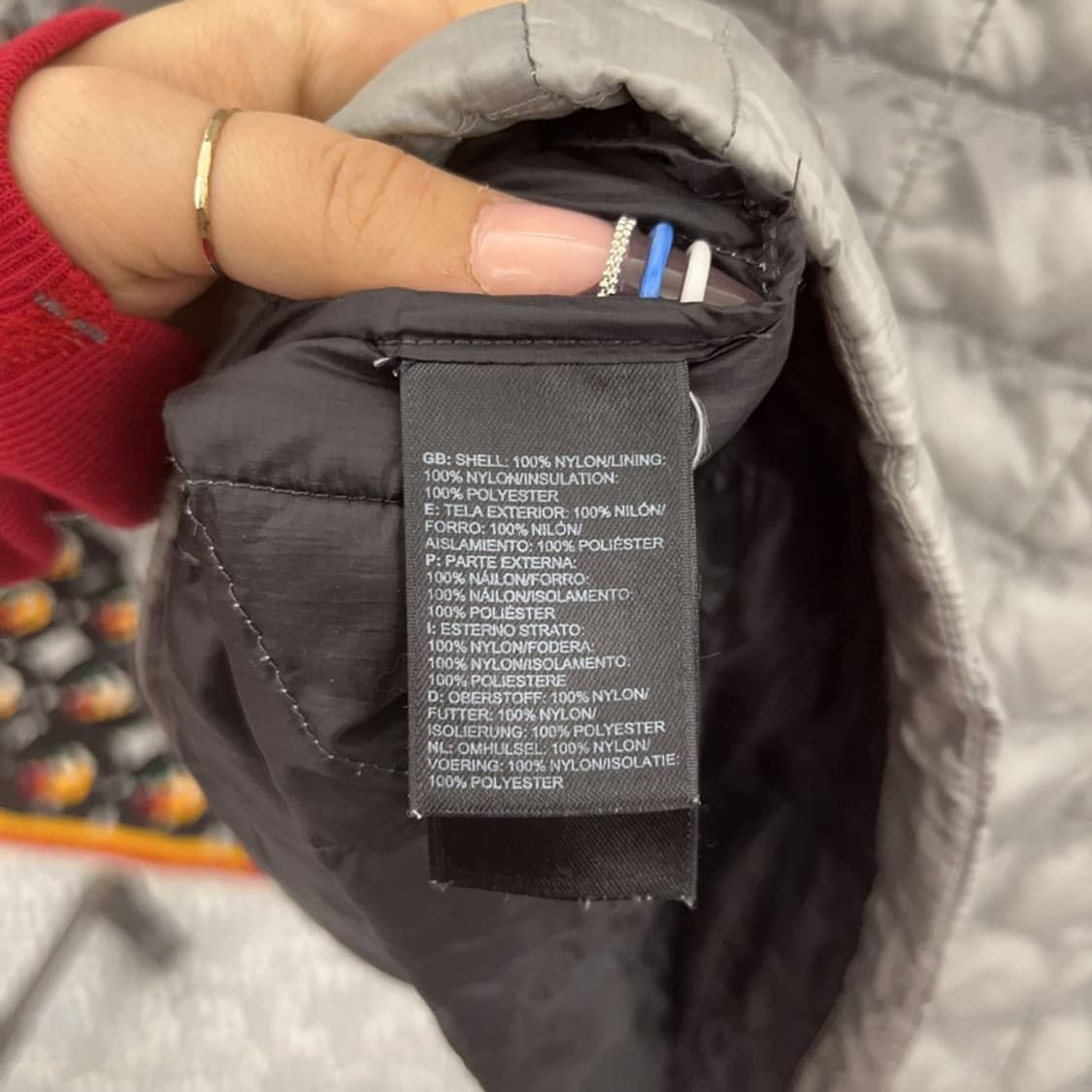 노스페이스 올드스쿨 빈티지 경량 패딩 자켓 M C07732 상품이미지6