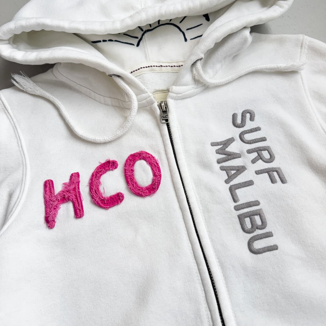 홀리스터 Y2K 딱붙 서프 말리부 후드집업 상품이미지3