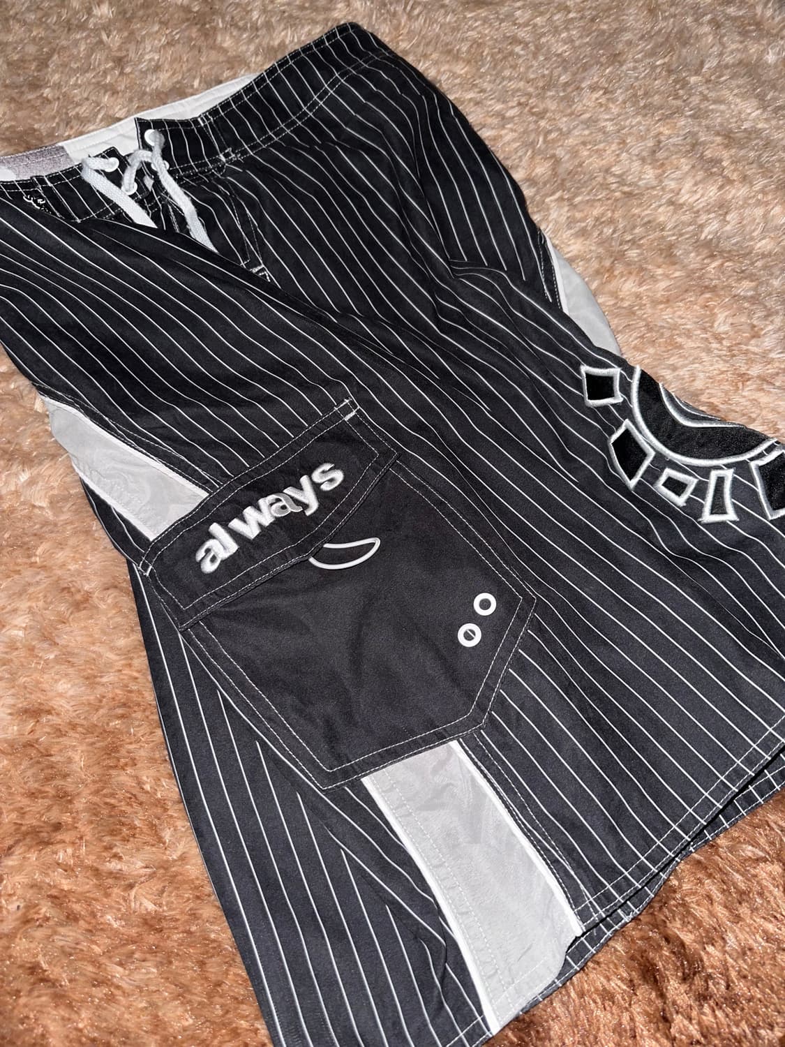 Always 올웨이즈 스트라이프 반바지 상품이미지3