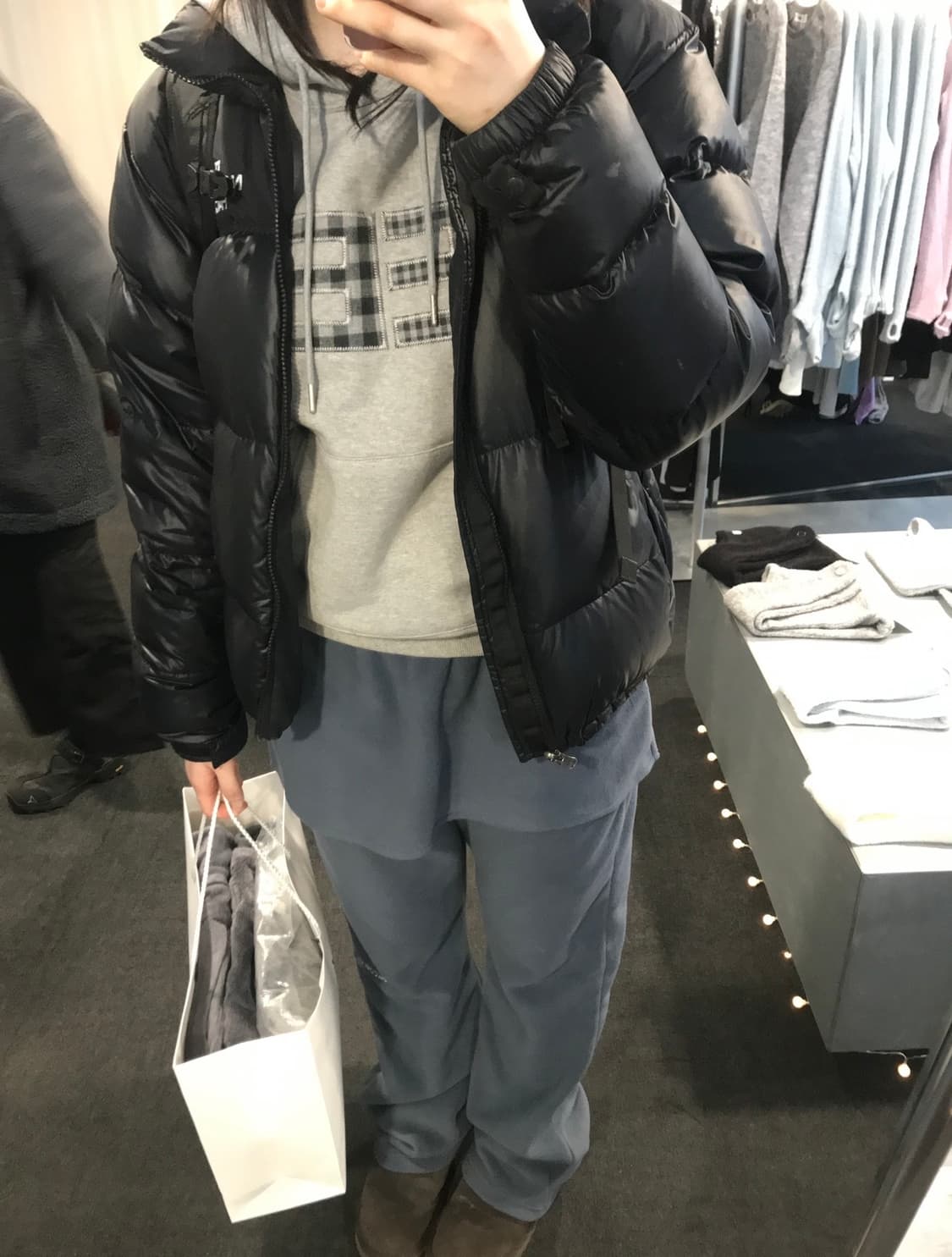 지초이 컴포트 24-006 플리스 레이어드 팬츠 3 상품이미지2