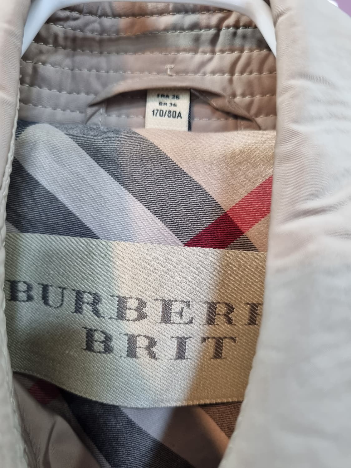 버버리 브릿 트렌치코트 베이지 36 상품이미지3