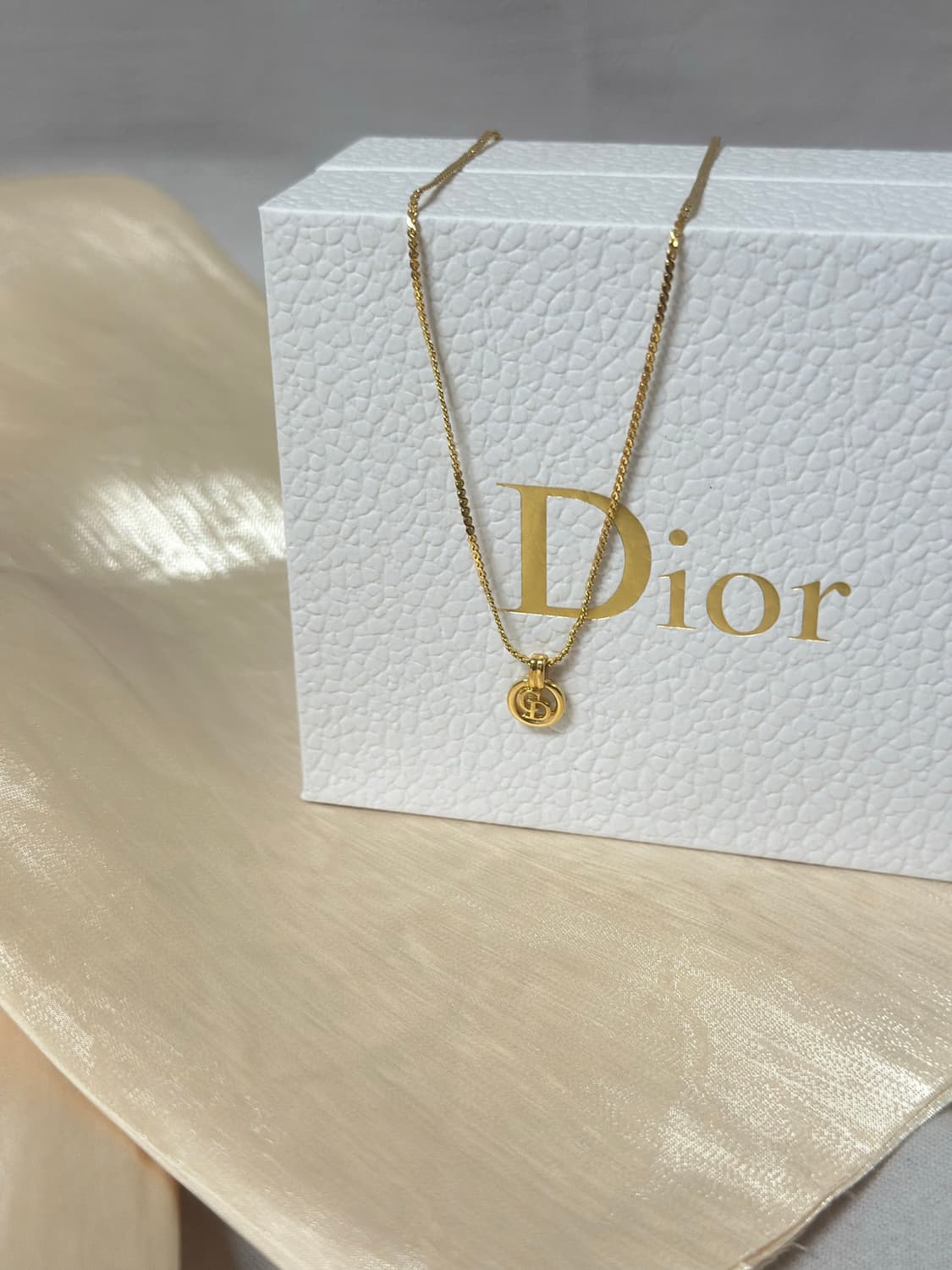 디올 CD 로고 목걸이 상품이미지5