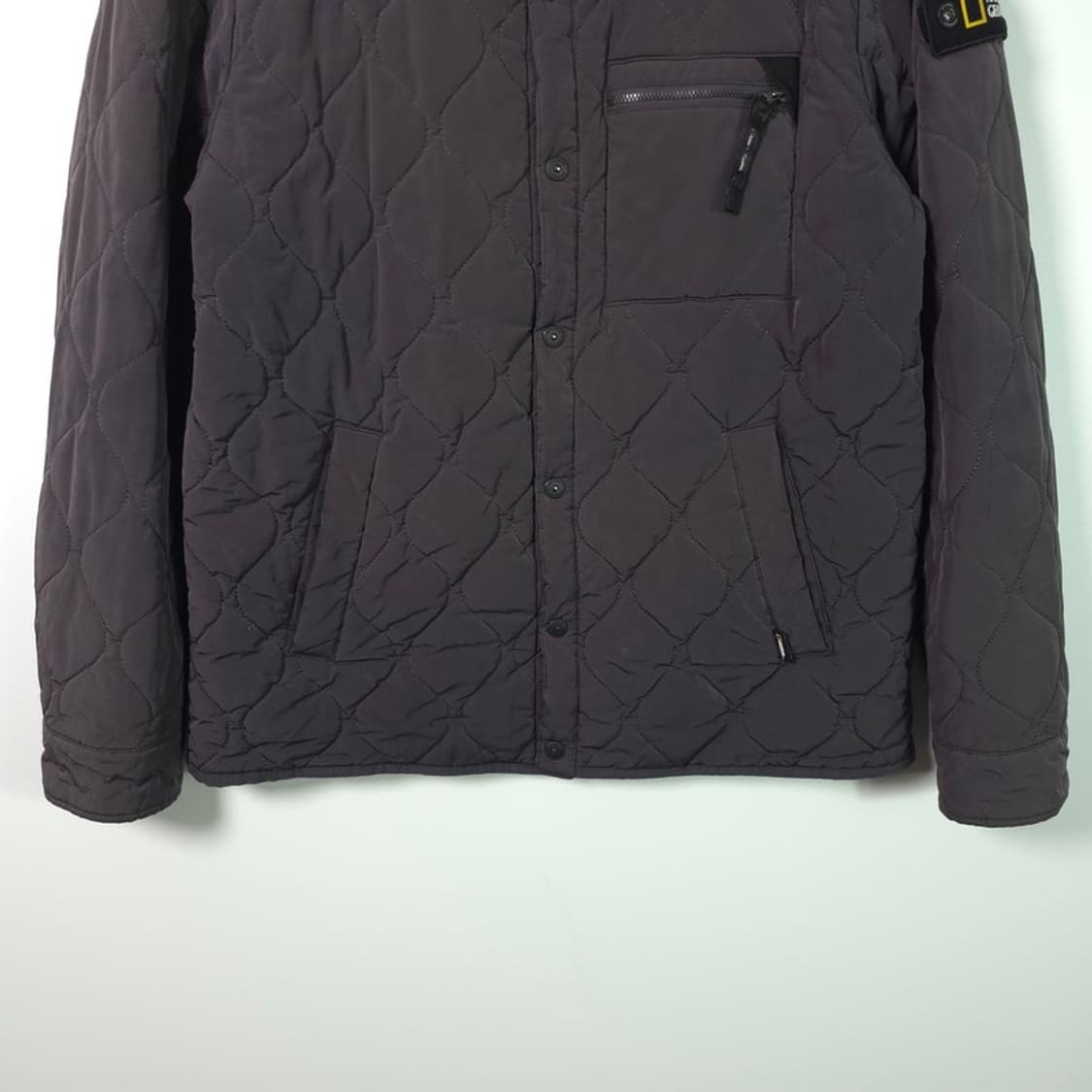 내셔널지오그래픽 카라 퀼팅 자켓 경량패딩 XL 상품이미지4