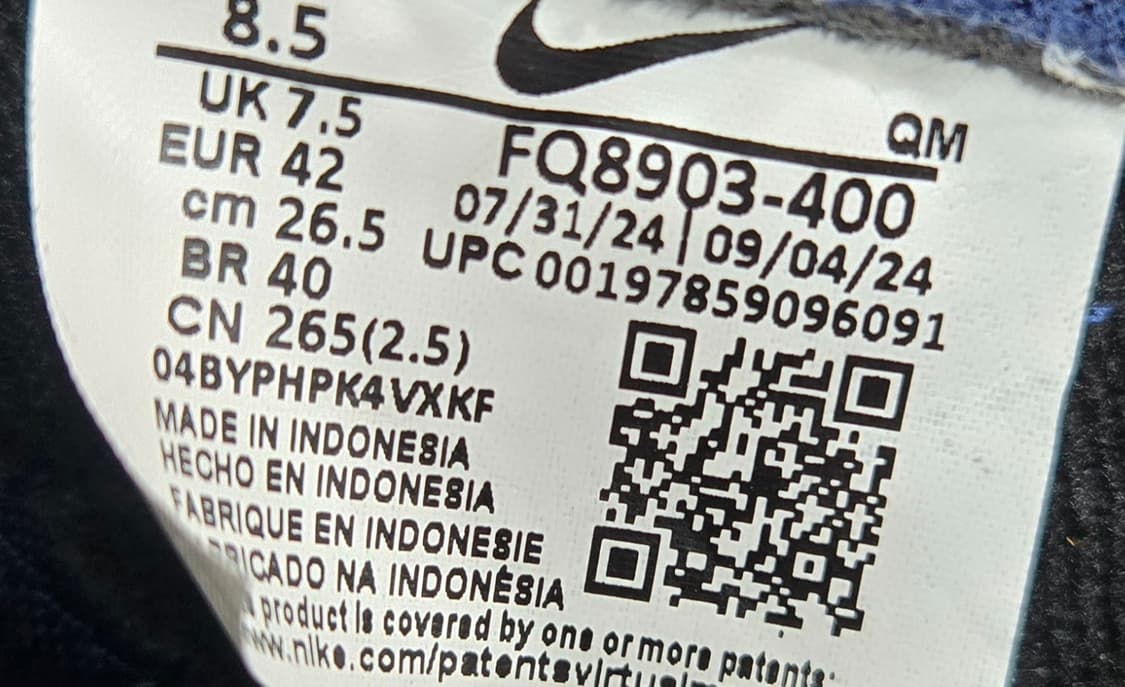 나이키 265mm-  킬샷 스웨이드 네이비 스니커즈 상품이미지7