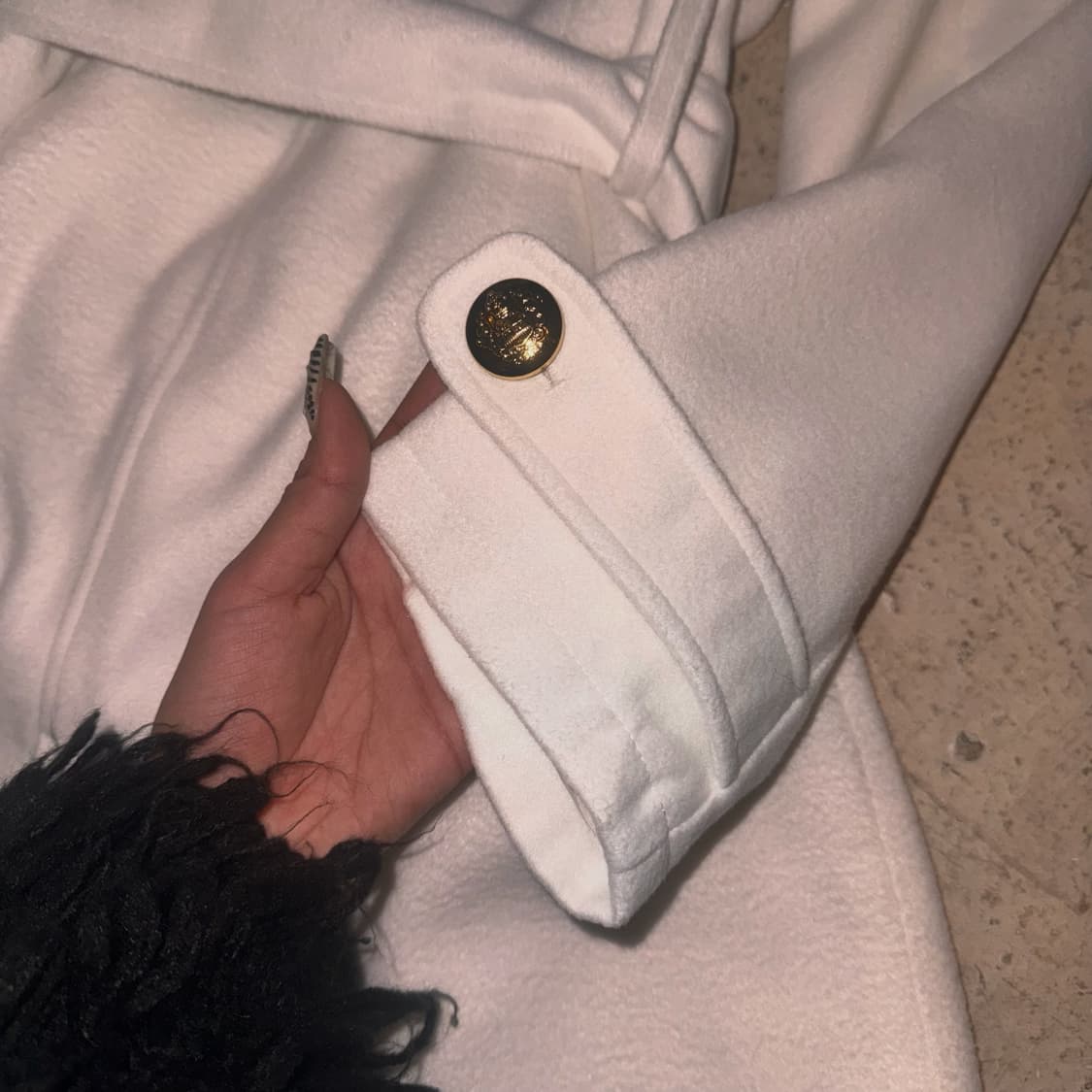 Liz Lisa 화이트 코트 (골드 버튼) 상품이미지8