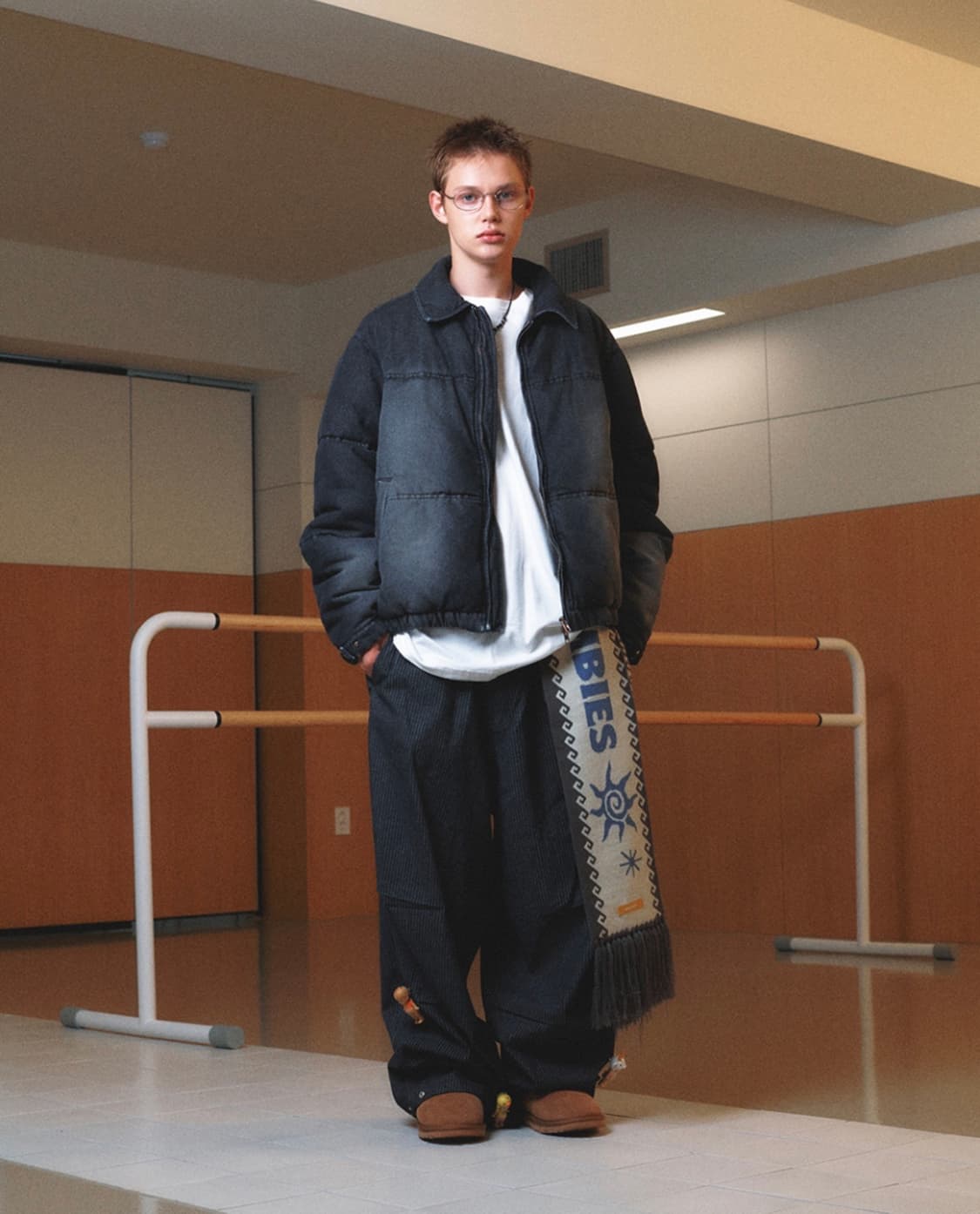 (새제품) 품절 데님 패딩 상품이미지4