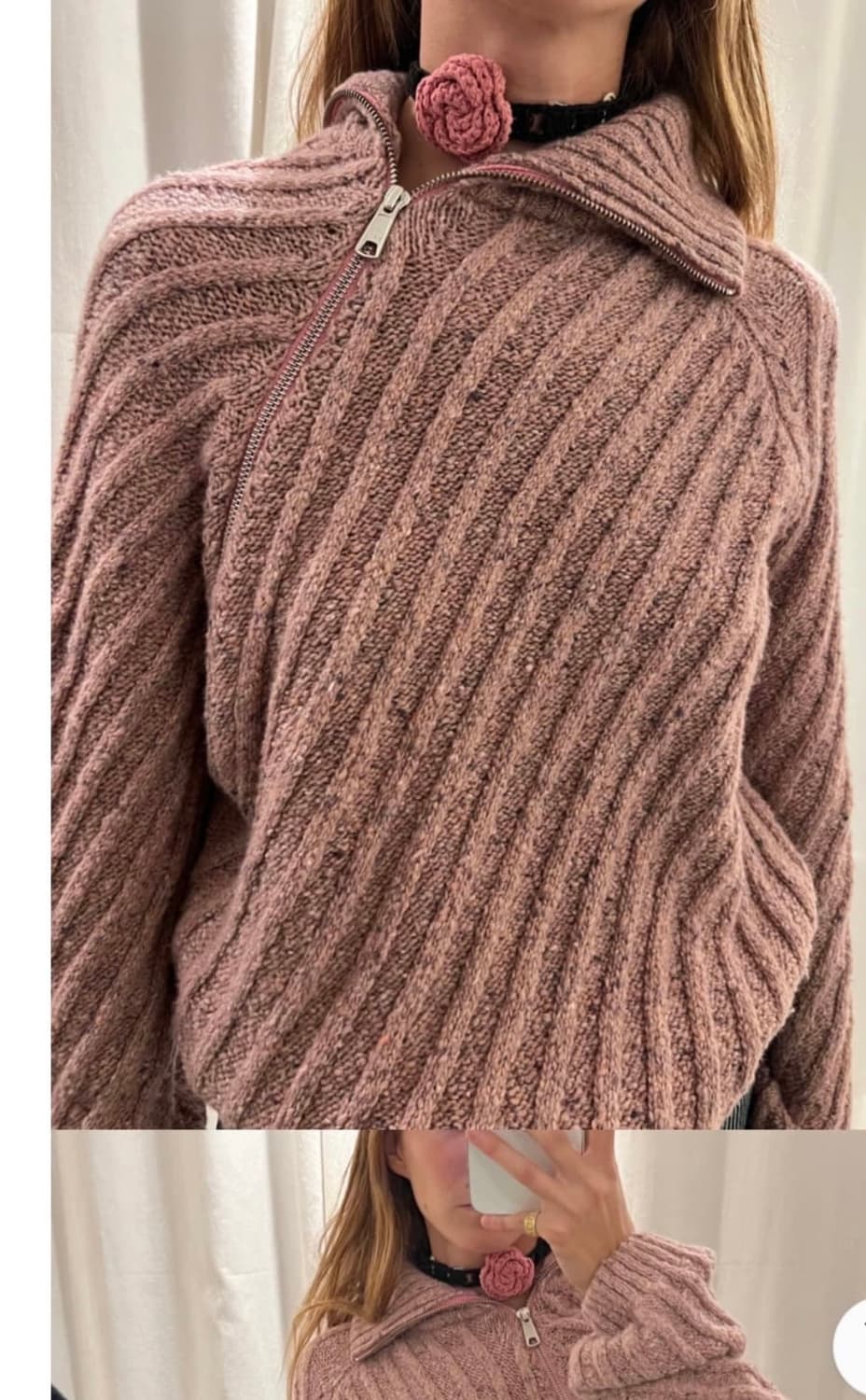 gimaguas 집업 니트 상품이미지1