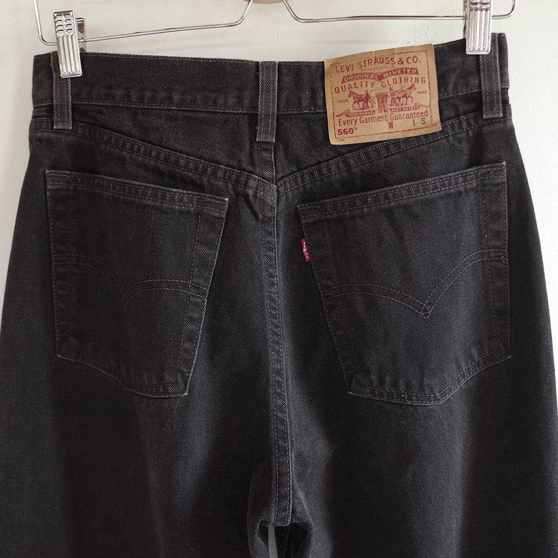 90's Levi's 560 Black Denim Pants 상품이미지7