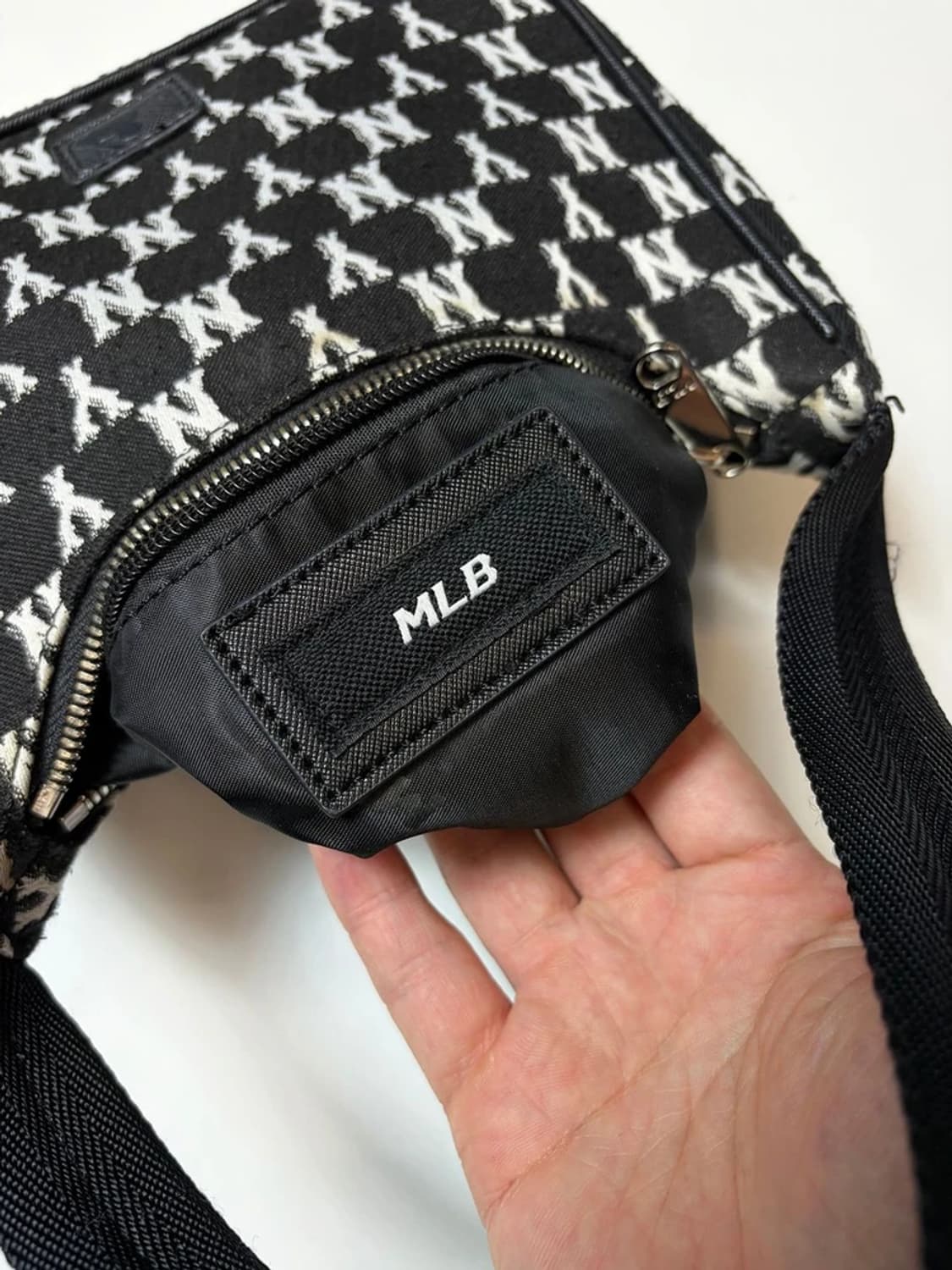 MLB 모노그램 자카드 뉴욕양키즈 호보백 Q1500 상품이미지8