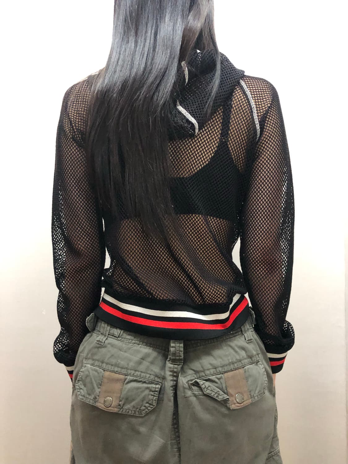 빈티지 푸부 메쉬 집업 상품이미지5