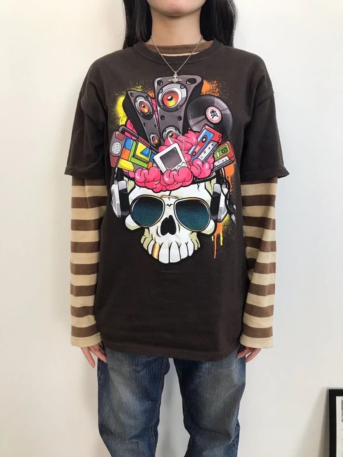 Exact Science Skull Graphic Tee 상품이미지2