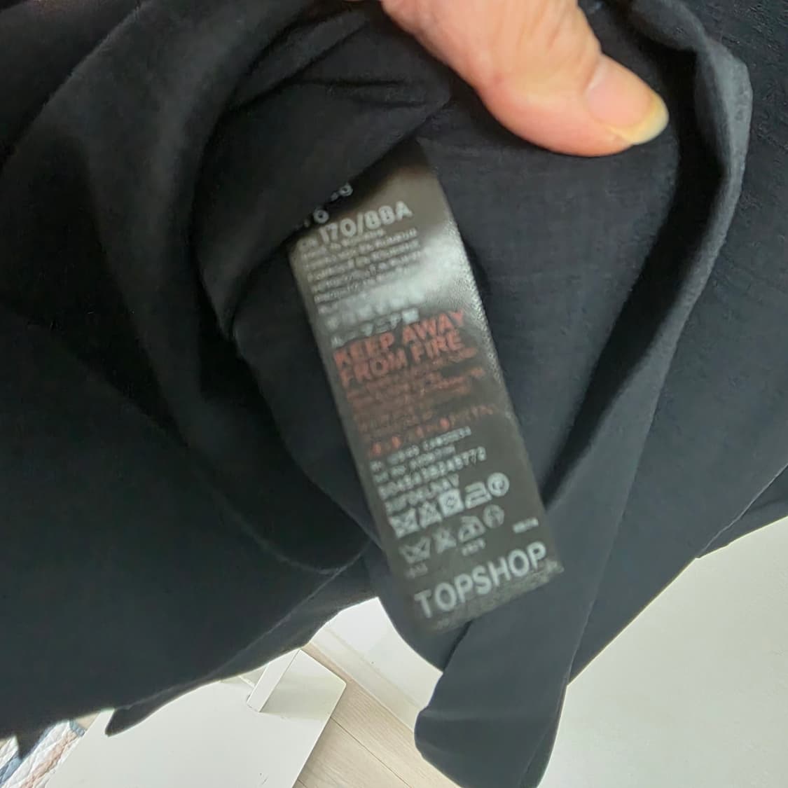 탑샵 링 벨트 블랙 자켓 상품이미지8