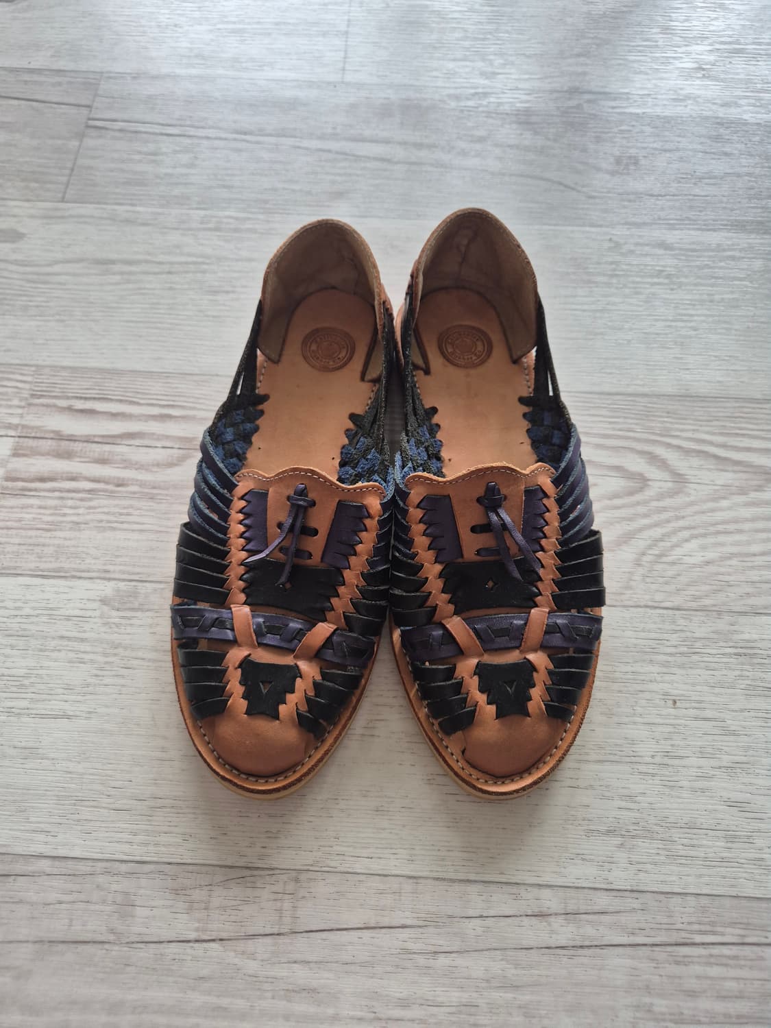 멕시코 후아라체 가죽 신발 상품이미지1