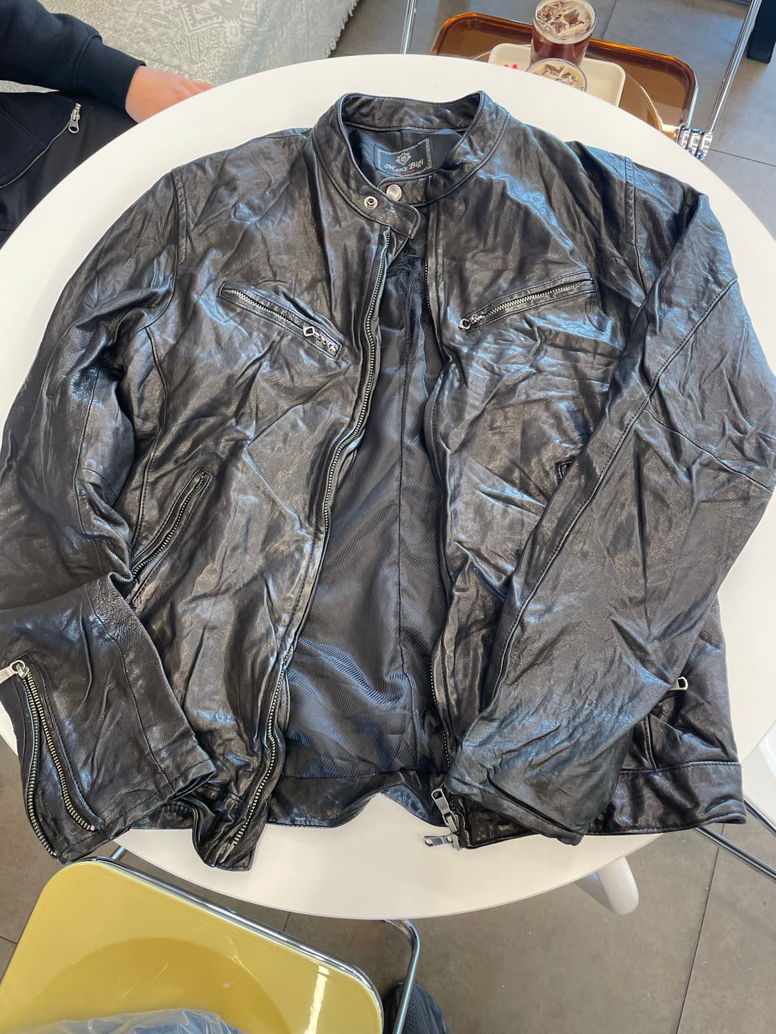 빈티지 레더 자켓 상품이미지1