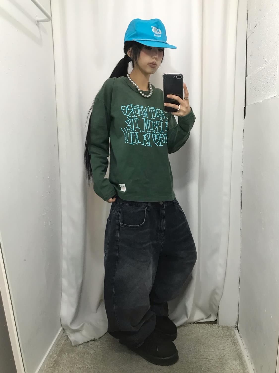 Stussy Old Printing Logo  L/S 상품이미지2