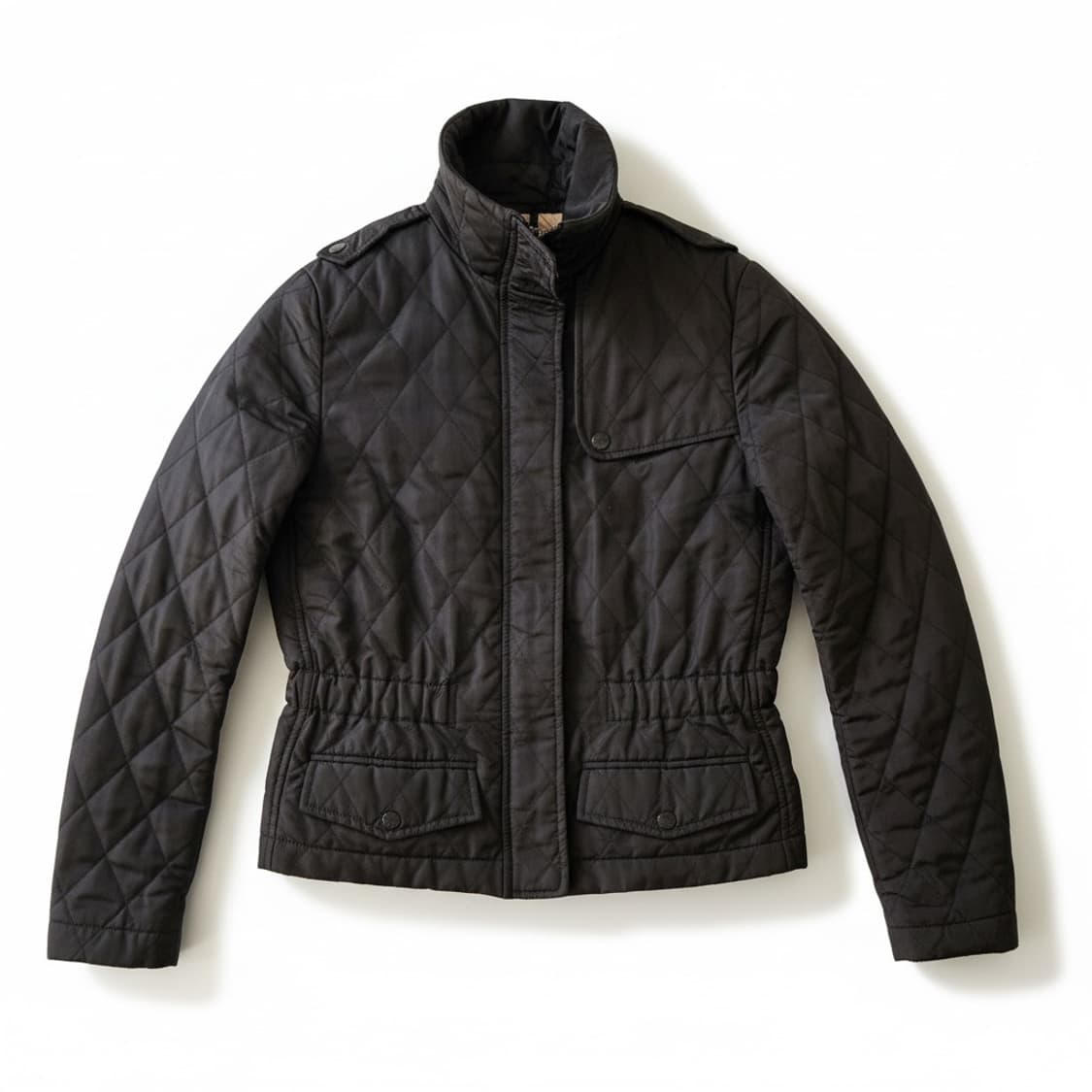버버리 런던 정품 퀼팅 자켓 블랙 UK6 상품이미지2