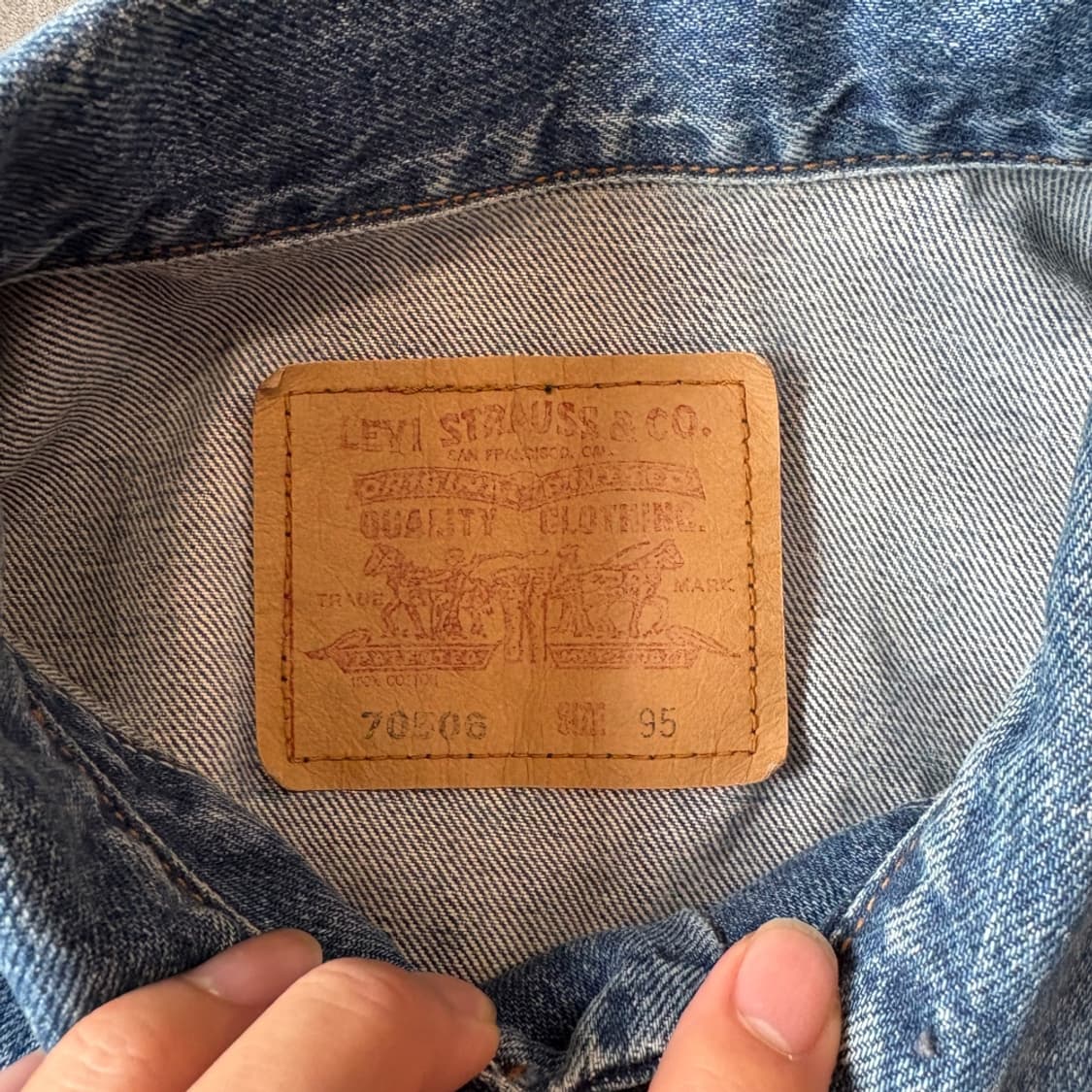 리바이스 70506 데님 청 자켓 상품이미지5