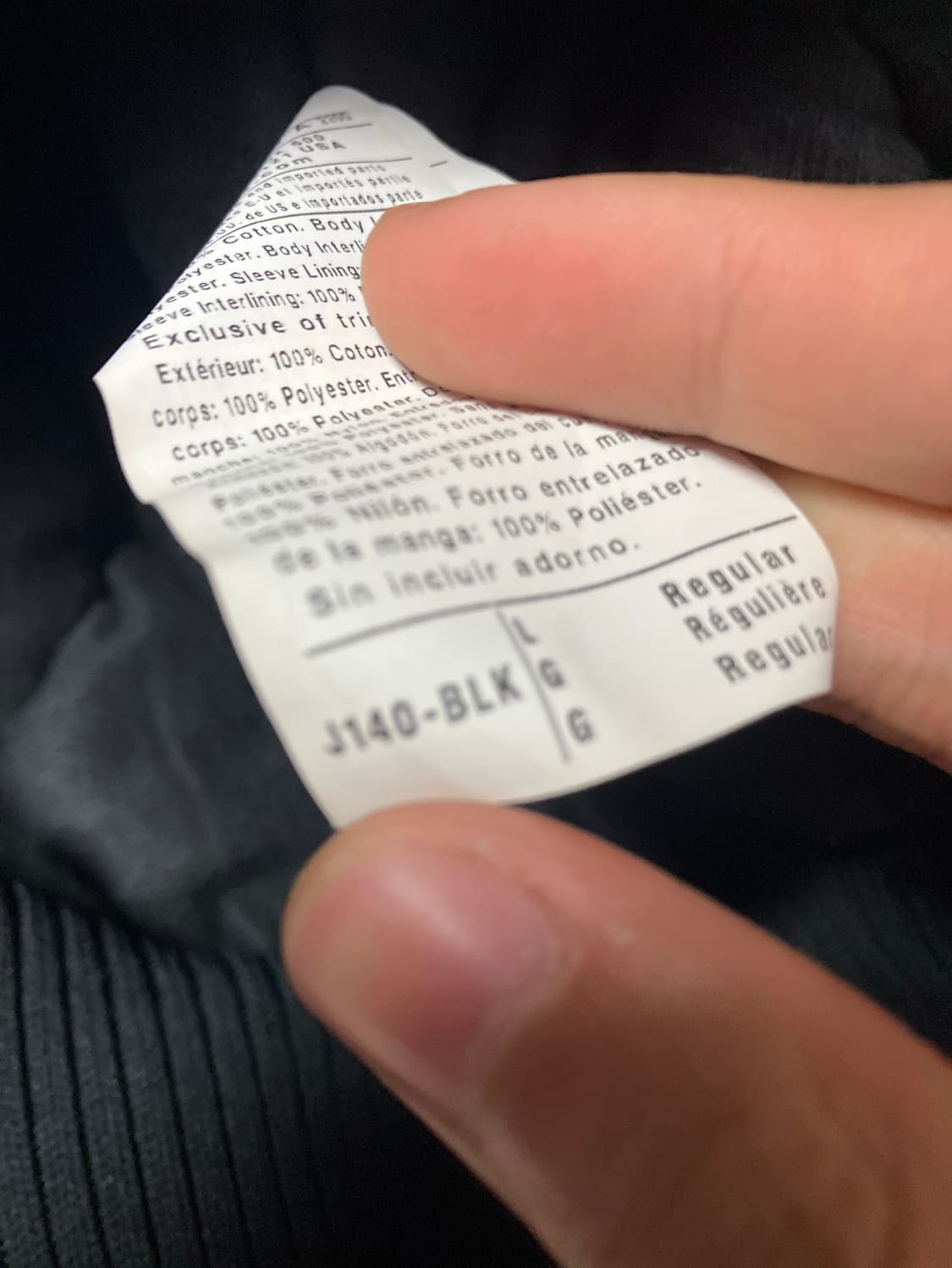 칼하트 데드스탁급 USA j140 액티브 워크자켓 블랙 상품이미지7